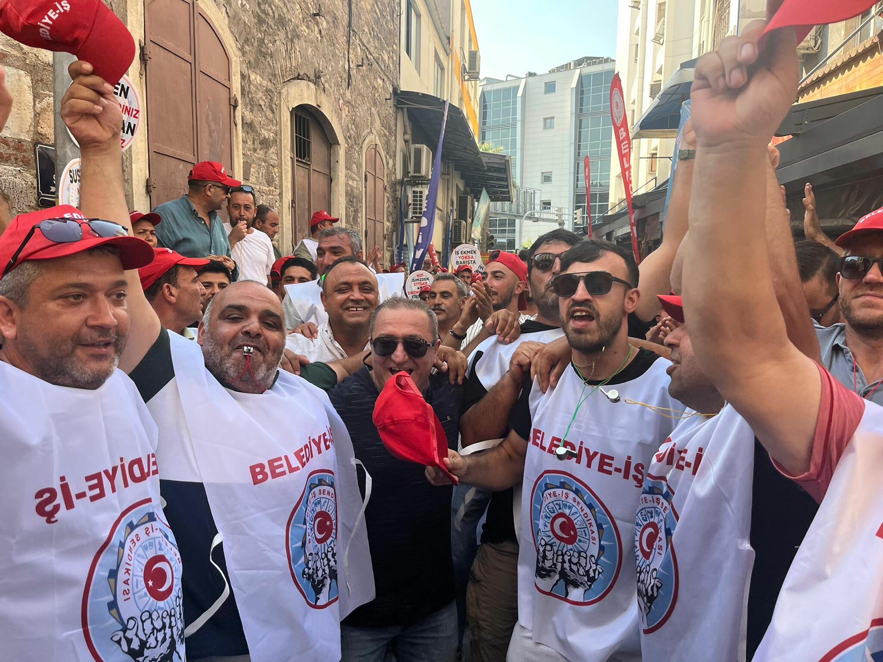 Belediye-İş Sendikası Eylemi