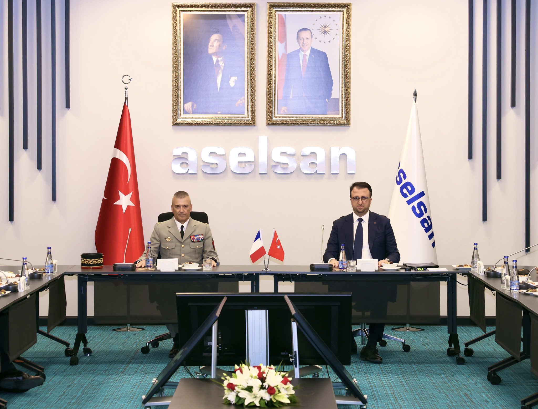 Fransa Genelkurmay Başkanı Burkhard ASELSAN ziyareti