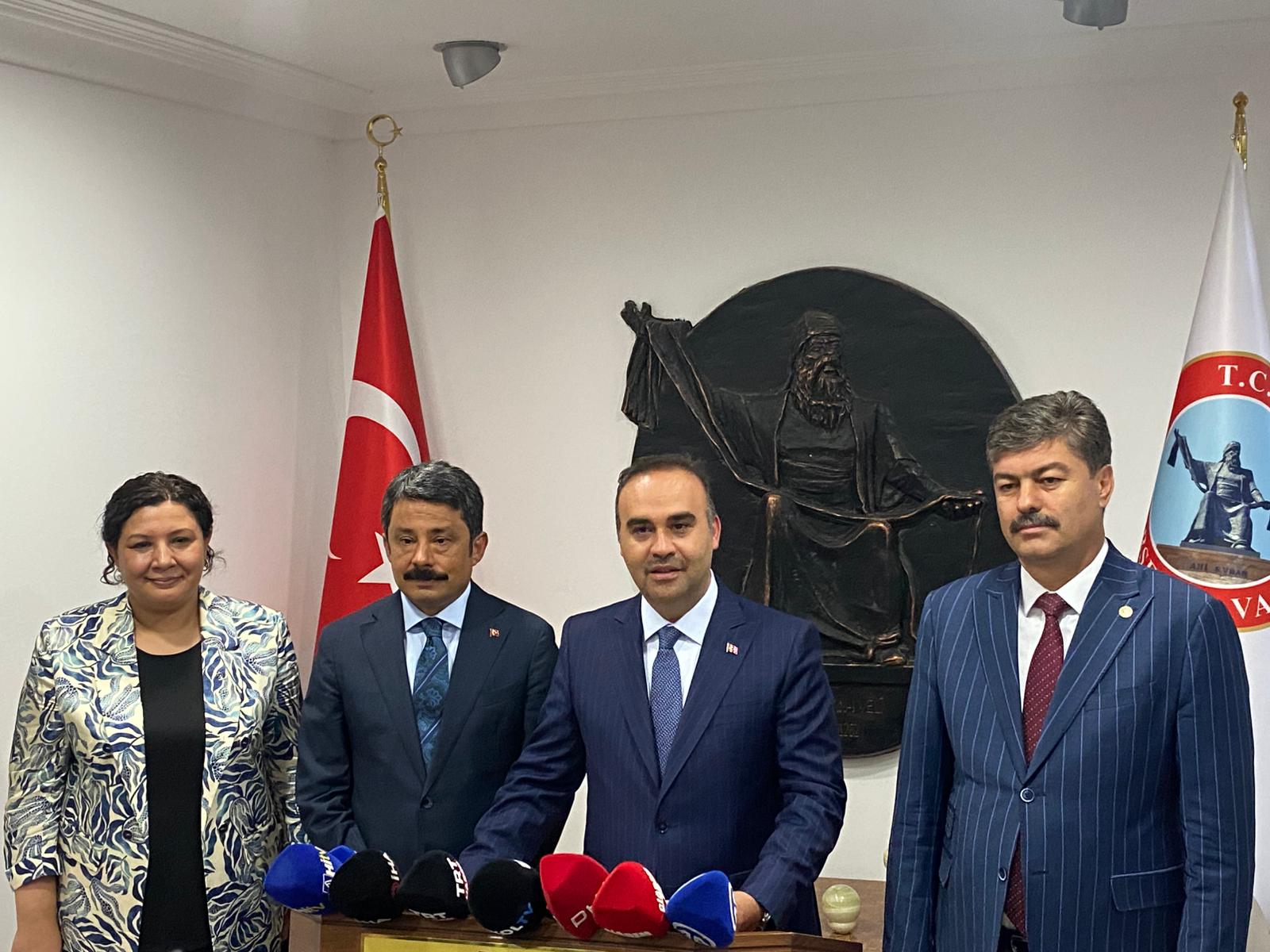 Bakan Mehmet Fatih Kacır Kırşehir ziyareti