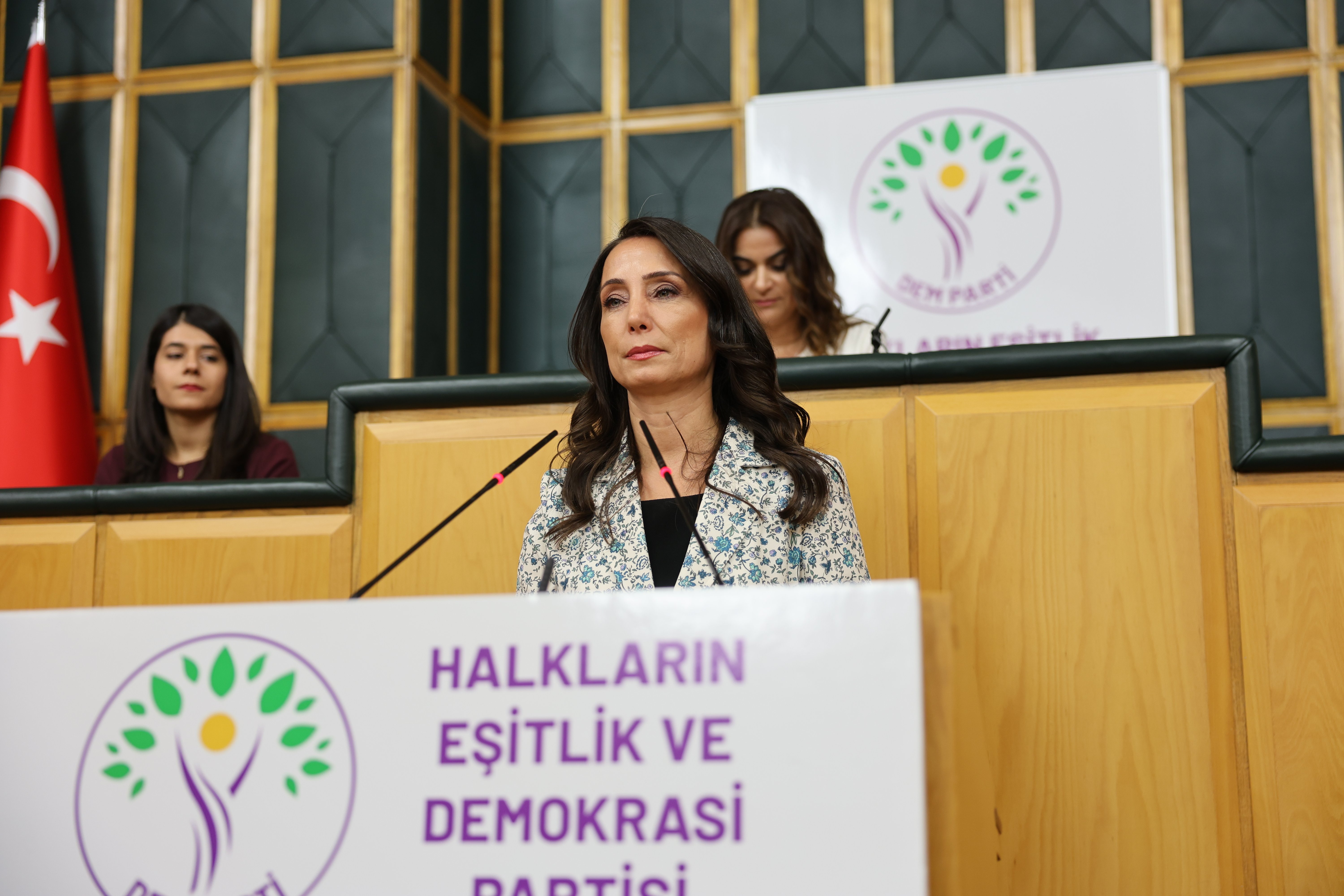 DEM Parti Eş Genel Başkanı Tülay Hatimoğulları