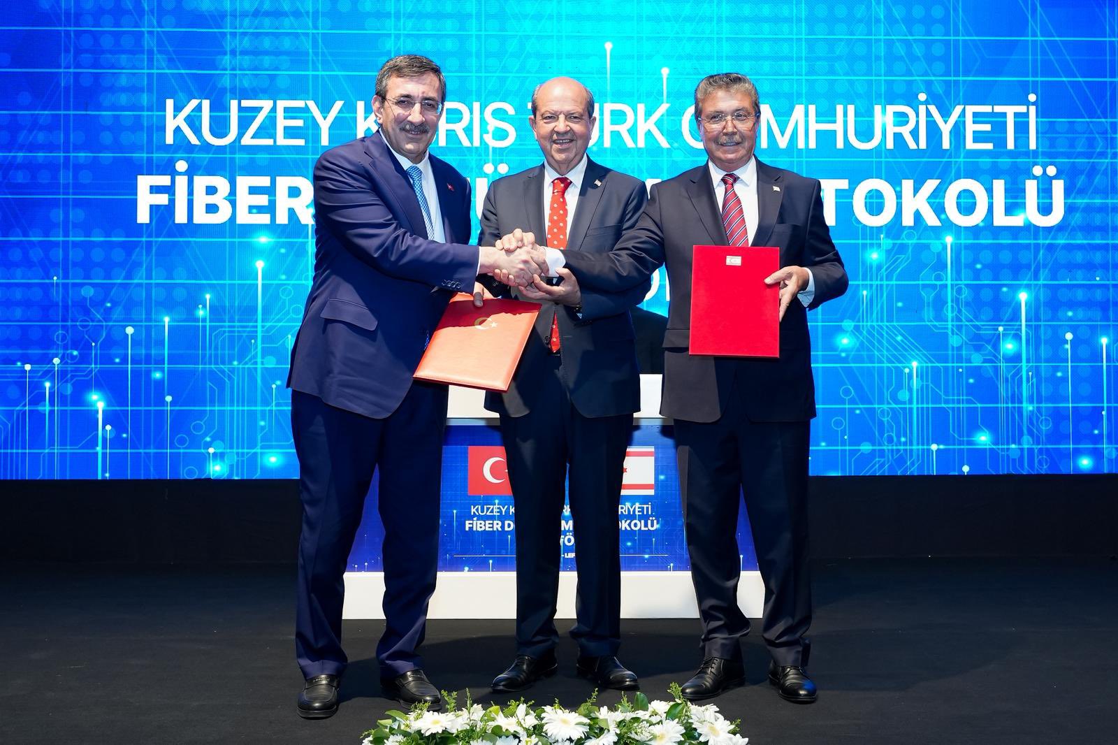 Cevdet Yılmaz KKTC Fiber Dönüşüm Protokolü