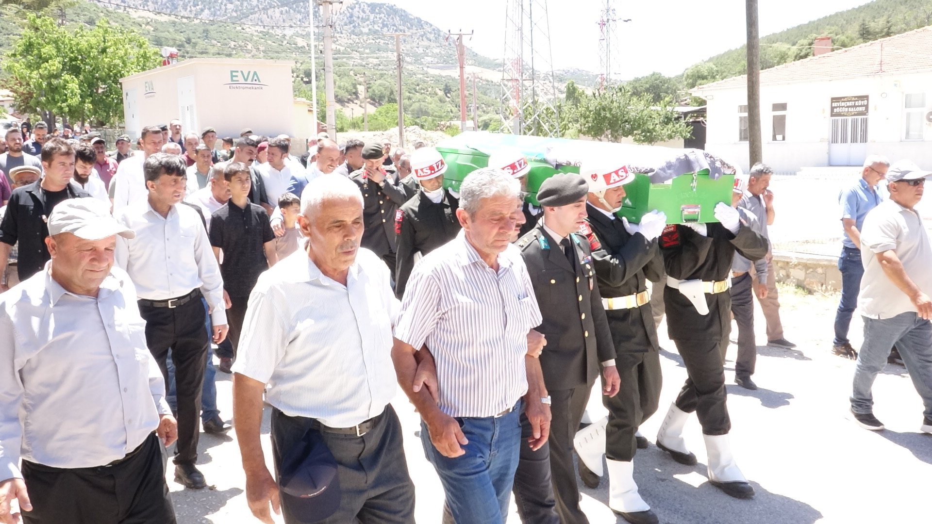 Şehit Annesi Remziye Çetin Cenaze Töreni