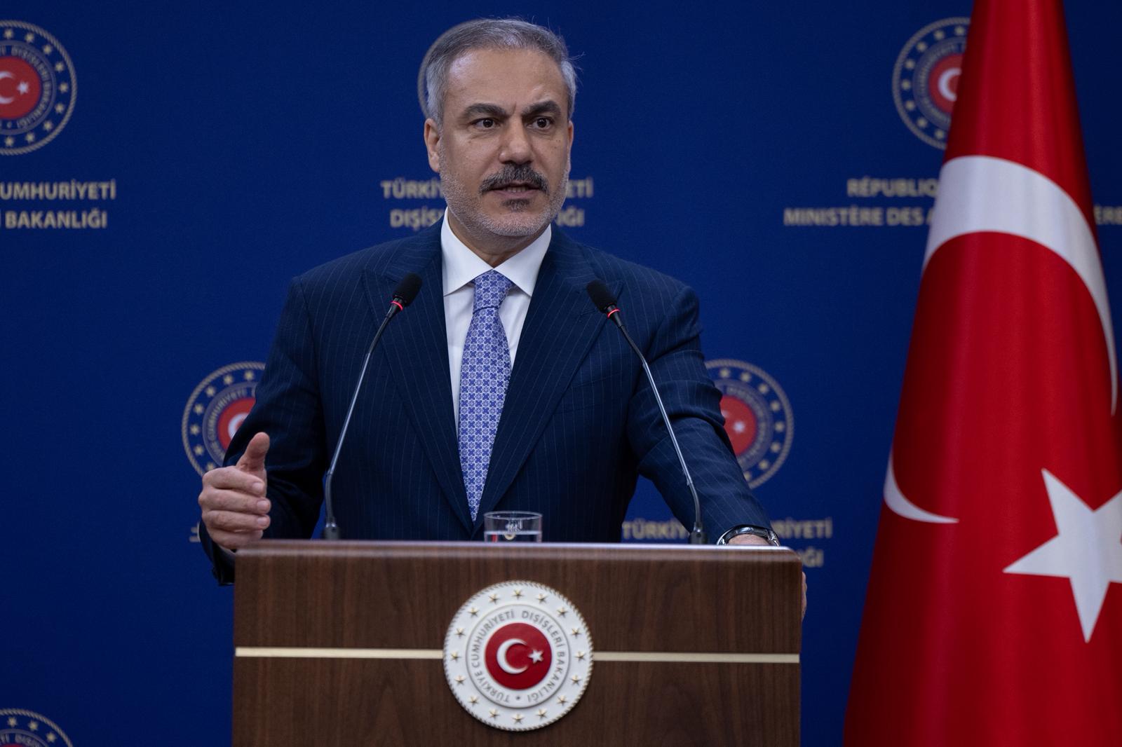 Hakan Fidan basın toplantısı