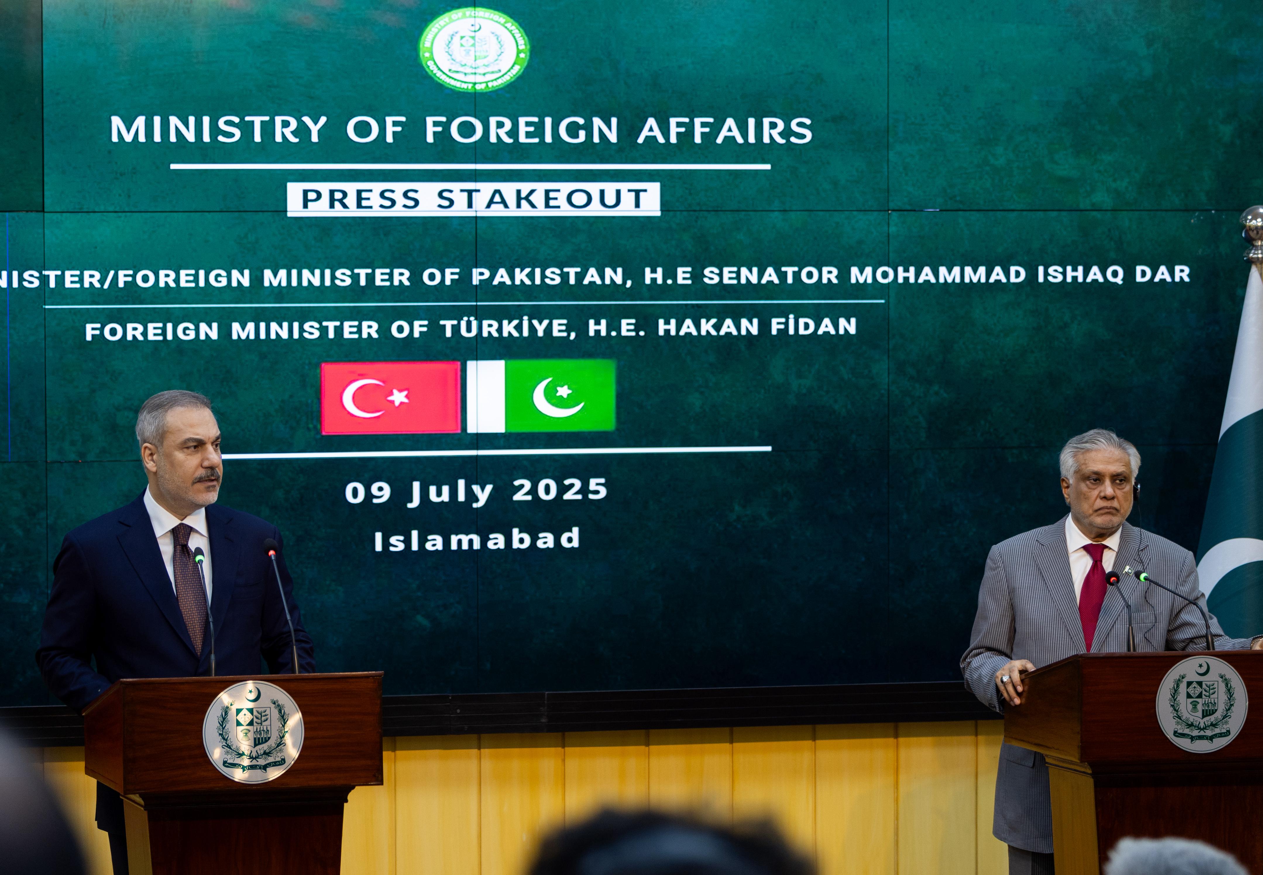Hakan Fidan Pakistan ziyareti