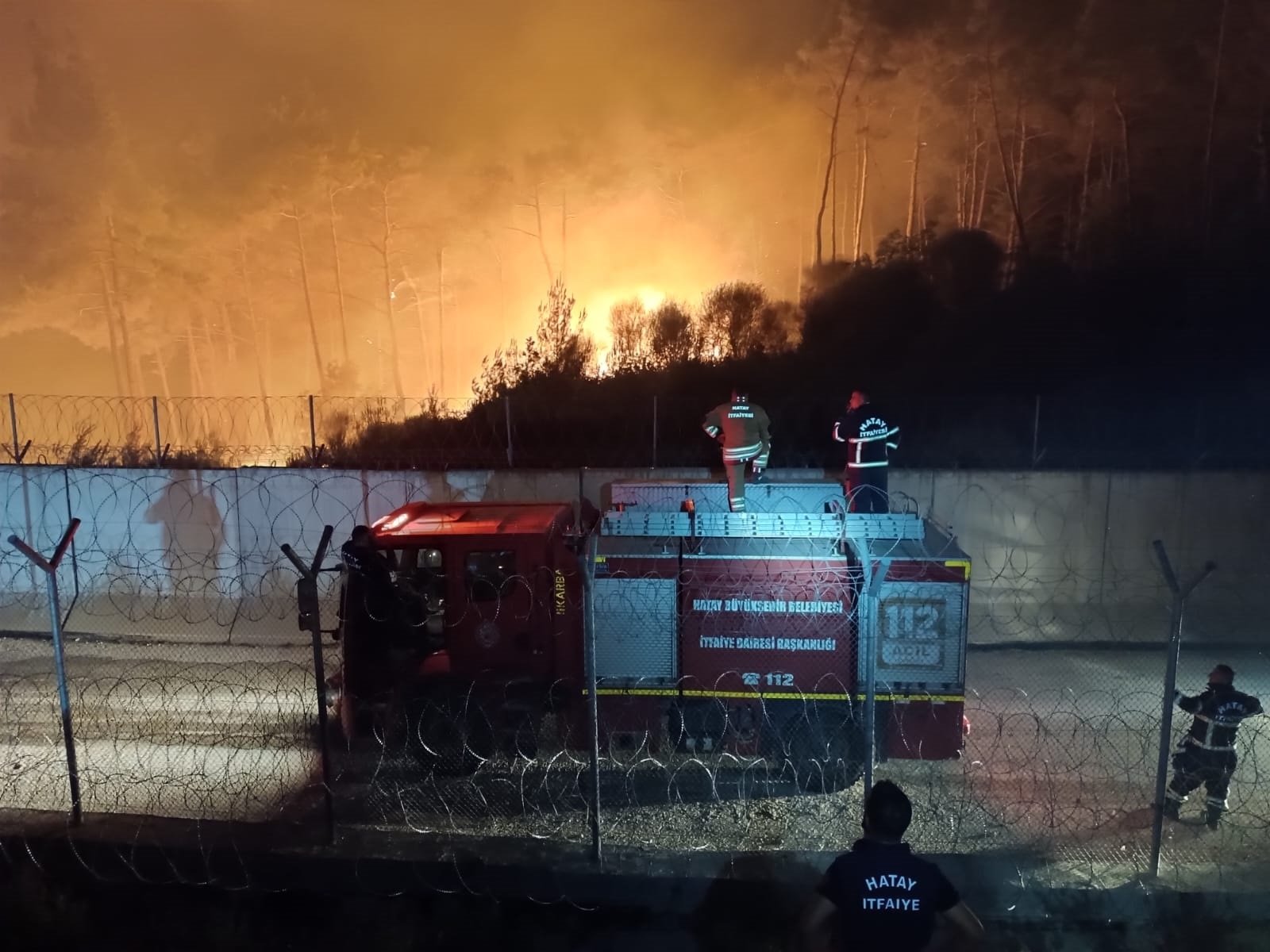 Hatay Yayladağı yangın