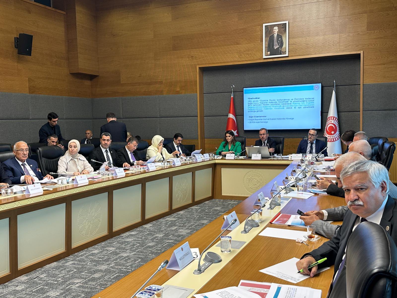 TBMM Engelli Bireylerin Sorunlarını Araştırma Komisyonu Toplantısı