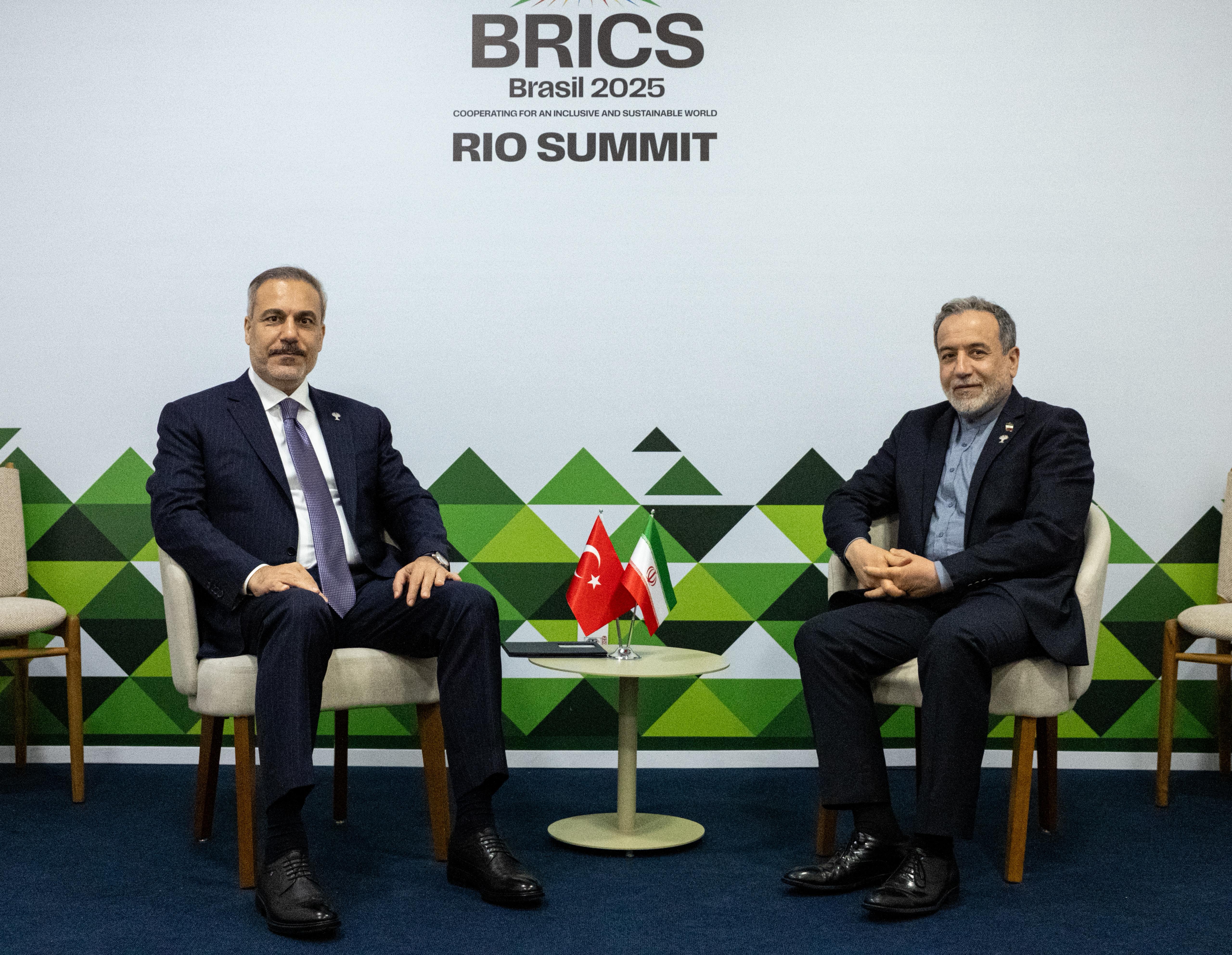 Hakan Fidan ve Abbas Arakçi görüşmesi