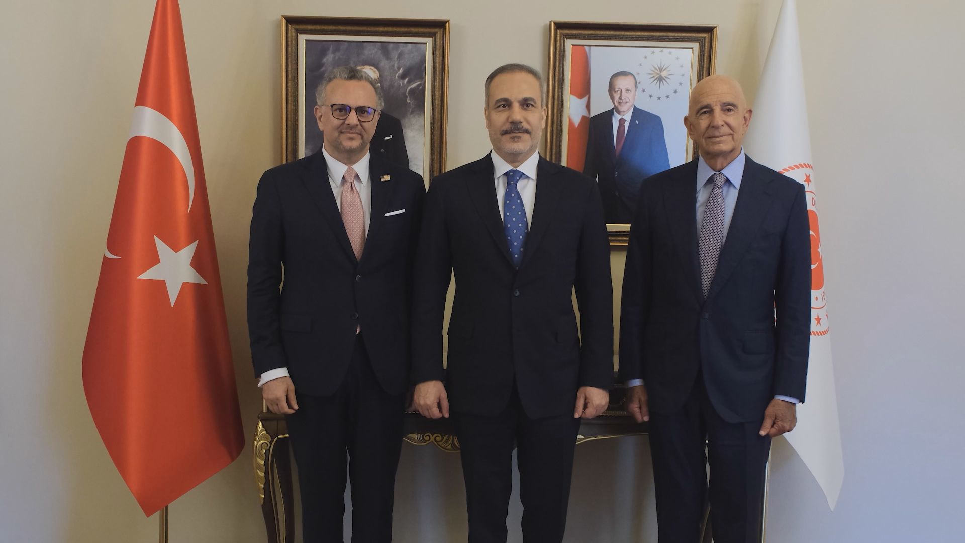 Dışişleri Bakanı Hakan Fidan ve Massad Fares Boulos