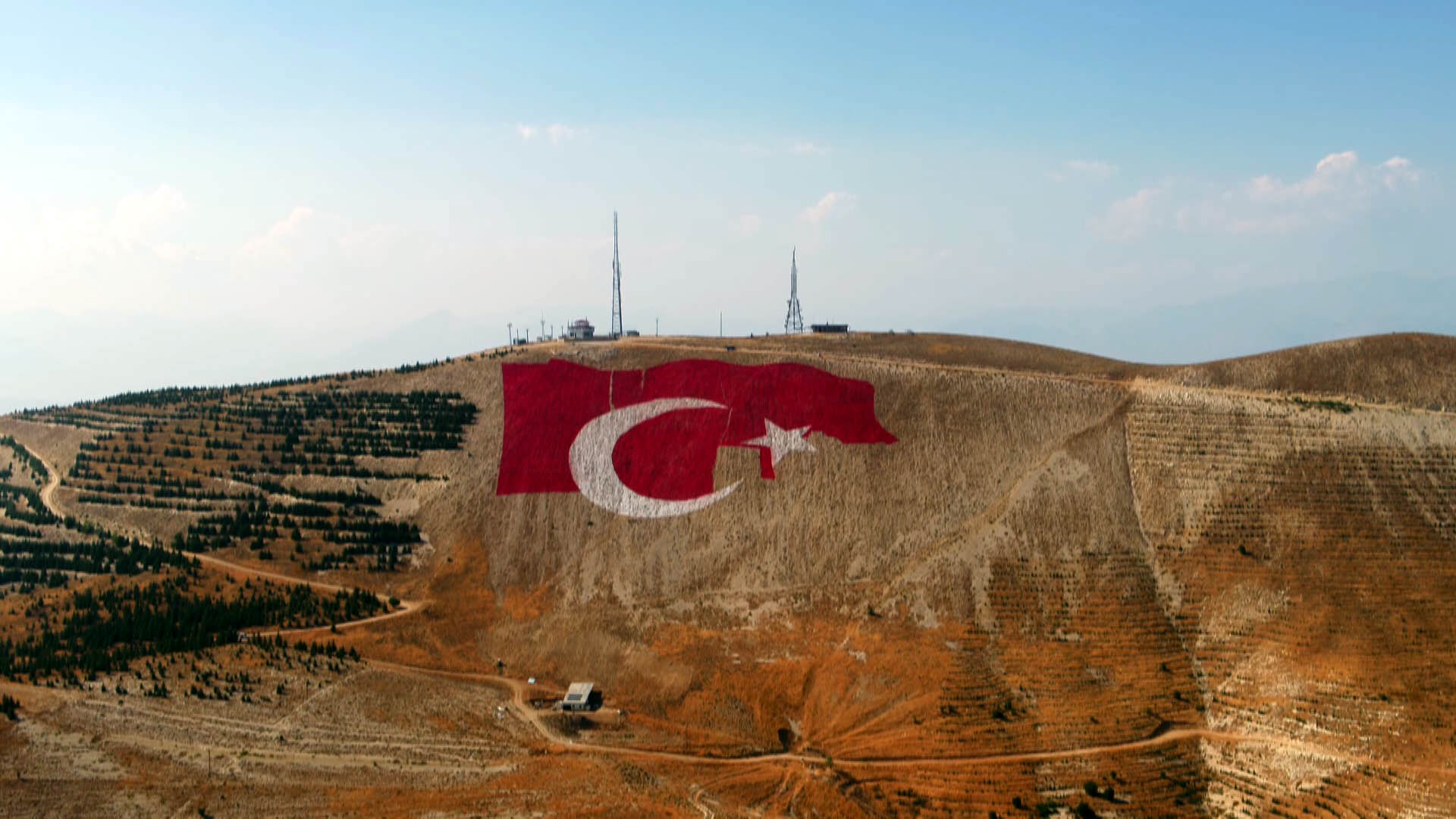 Ahır Dağı Bayrak Çalışması Detay