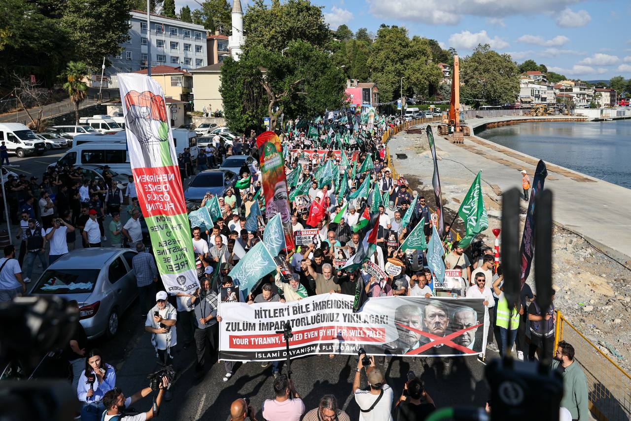 Gazze protestosu İstanbul