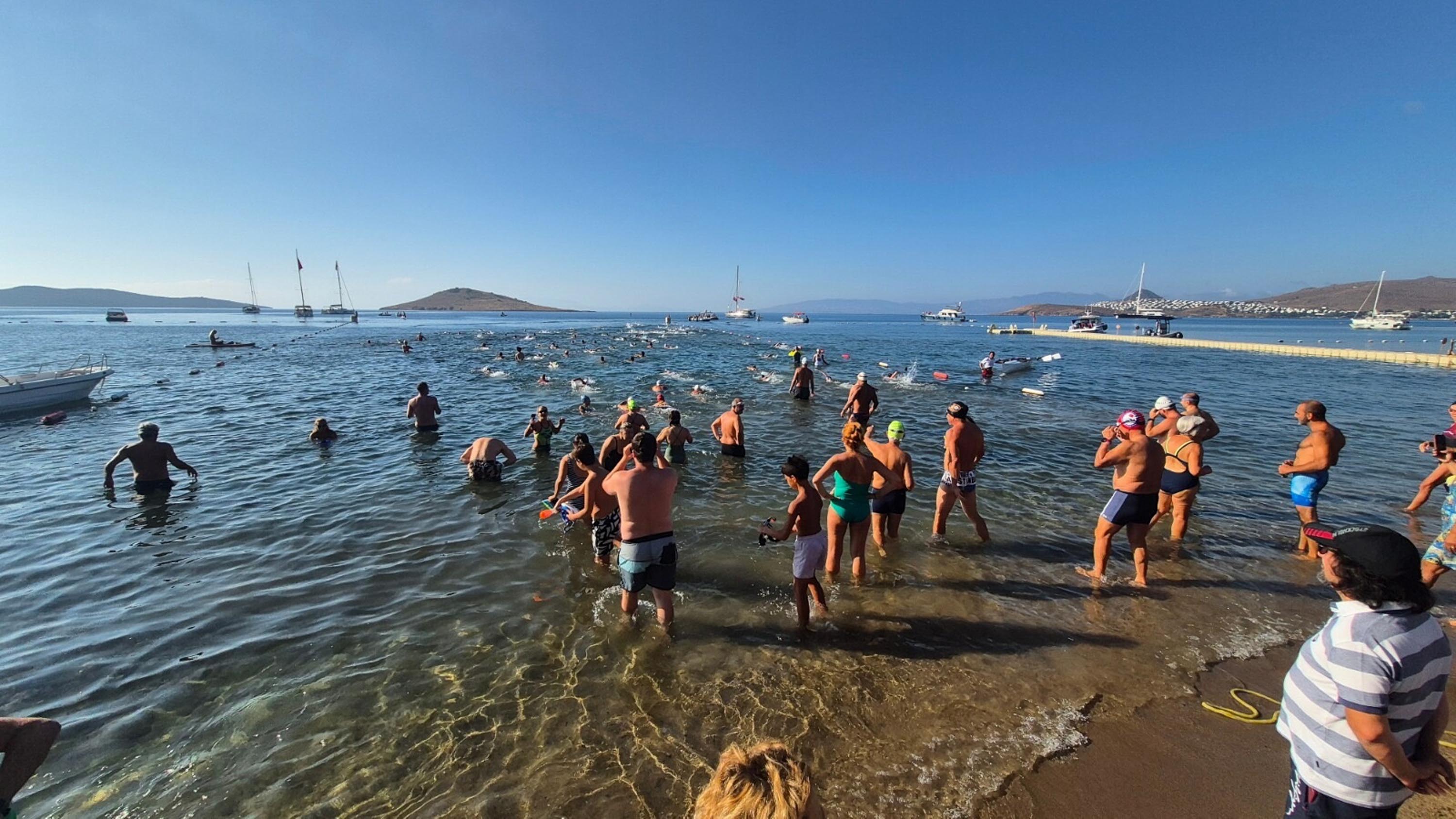 Bodrum Ortakent Sahili Yüzme Etkinliği