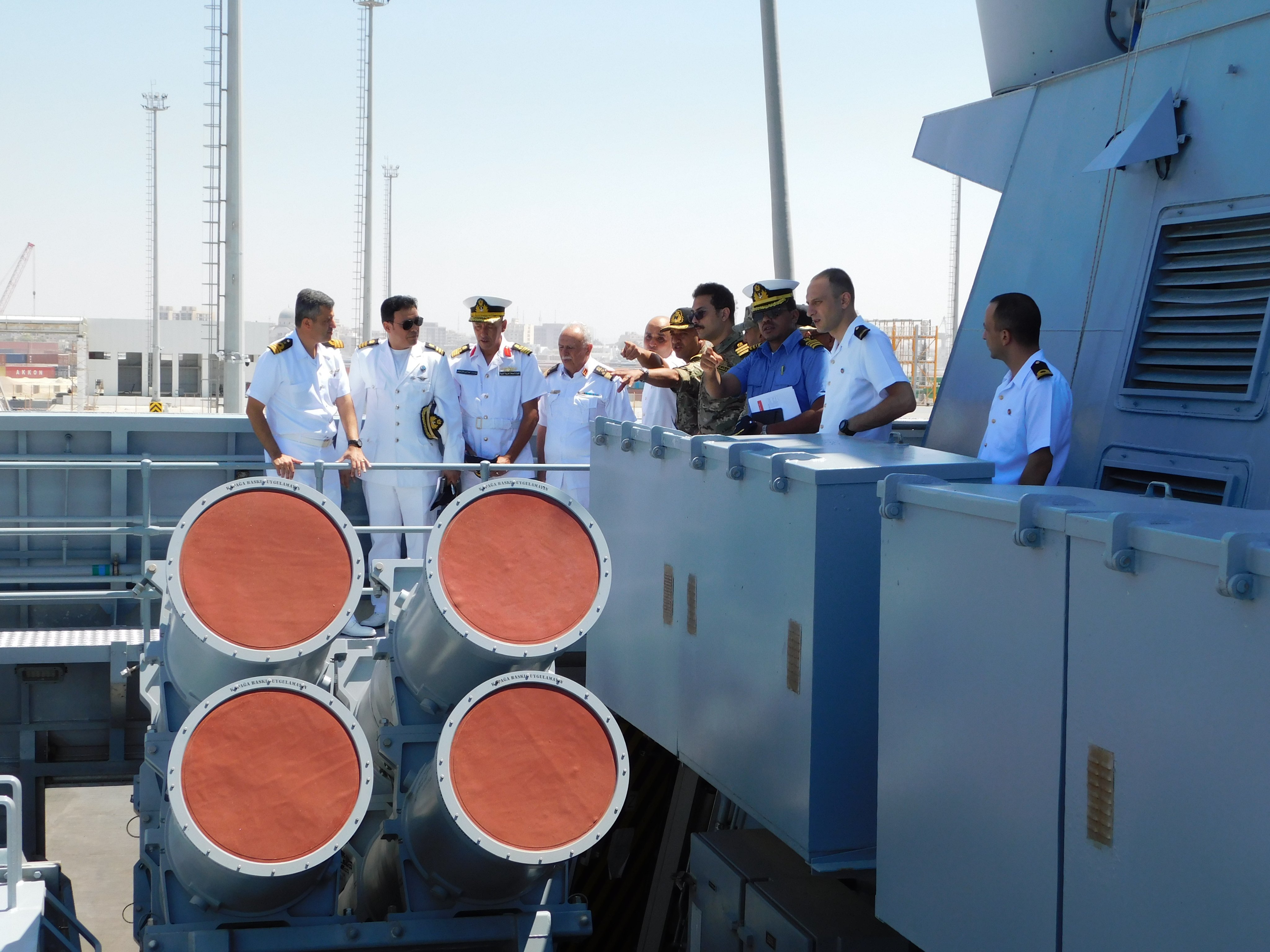 TCG Kınalıada Libya Bingazi Limanı