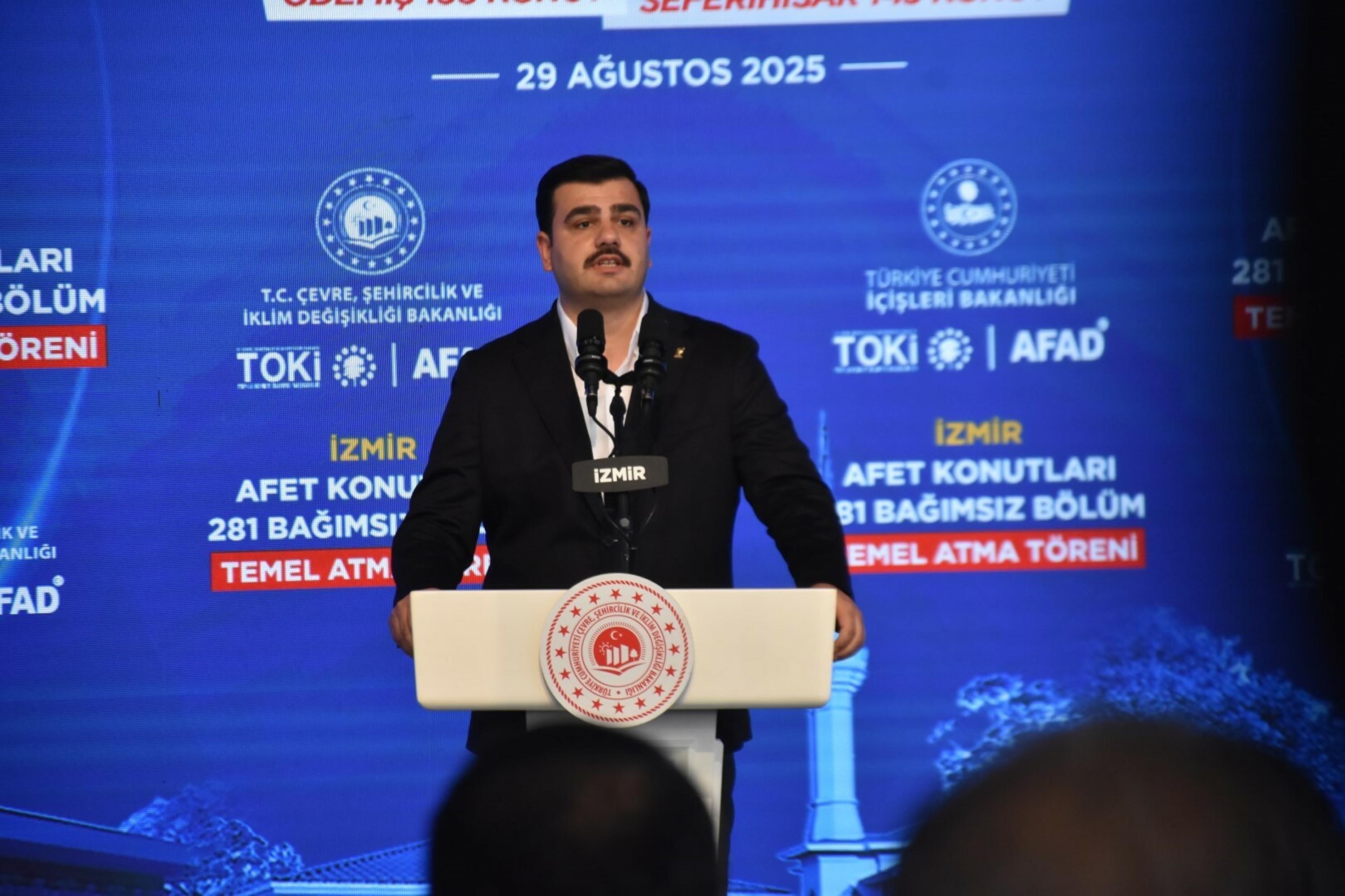 Bakan Murat Kurum temel atma töreninde
