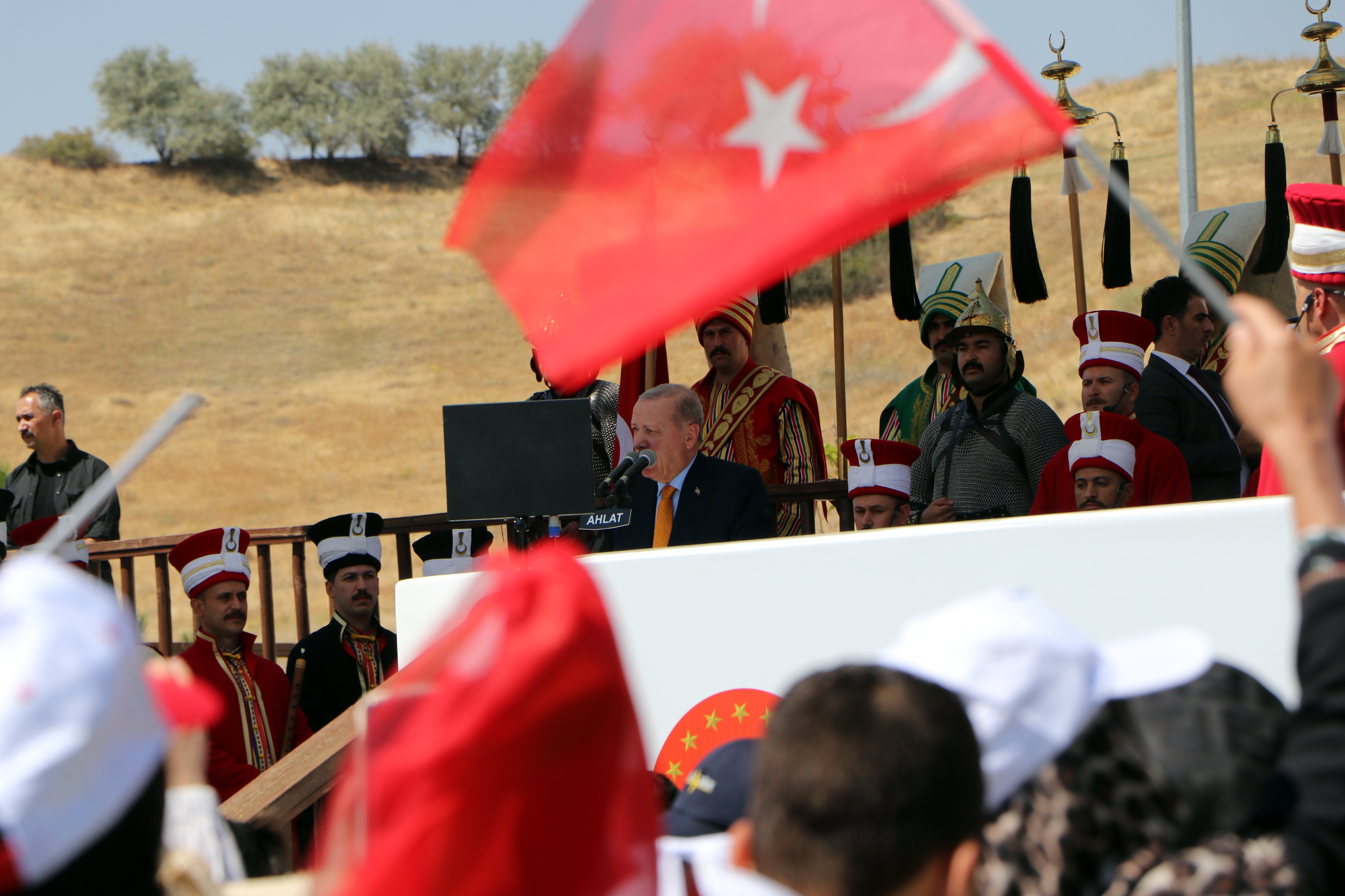 Cumhurbaşkanı Erdoğan Malazgirt Zaferi töreninde