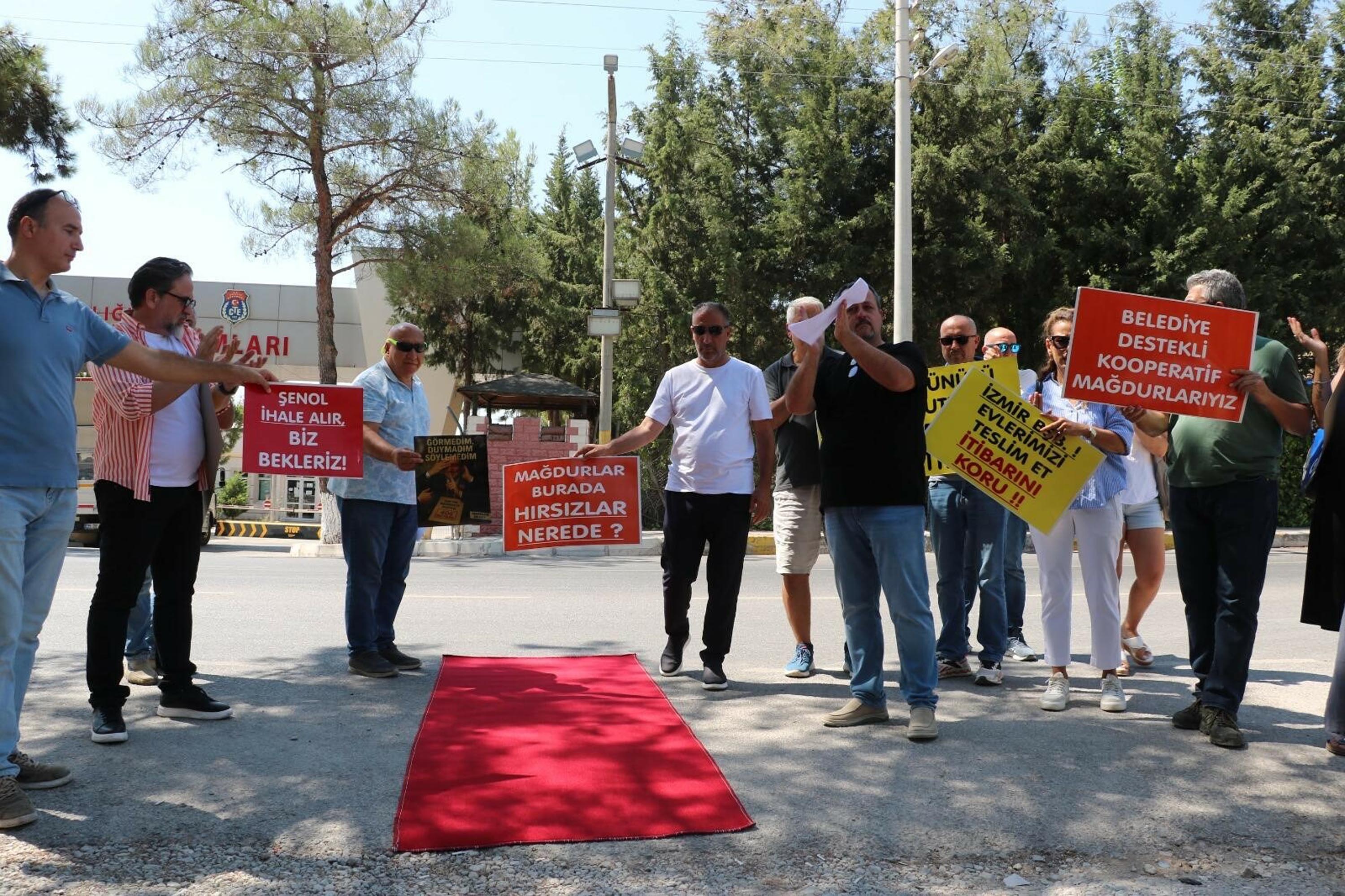 Kooperatif mağdurları protesto