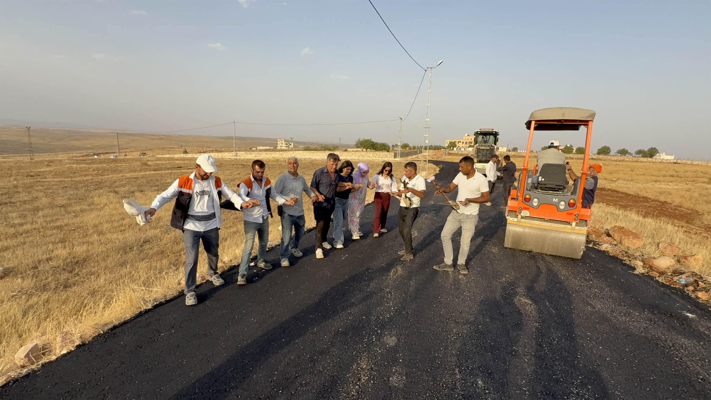 Midyat Yezidiler Asfalt Kutlaması