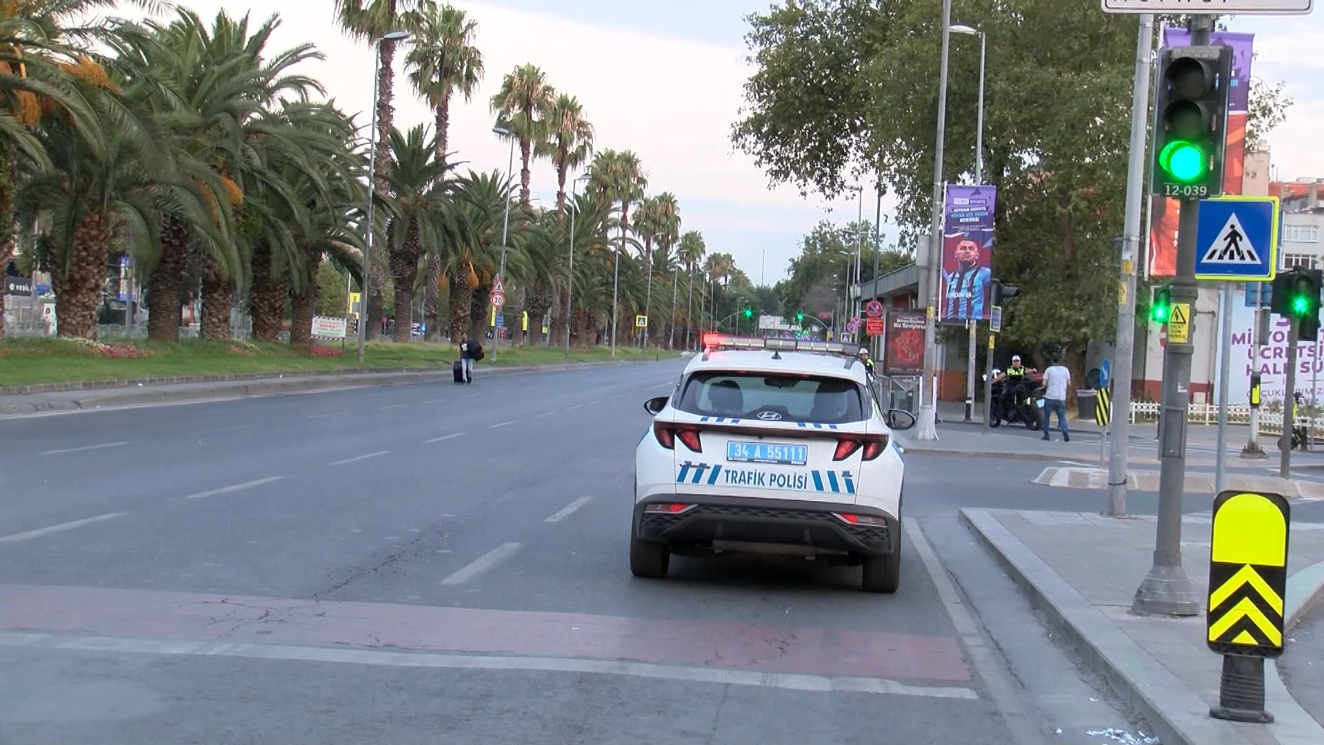30 Ağustos Zafer Bayramı provası trafik kapatma