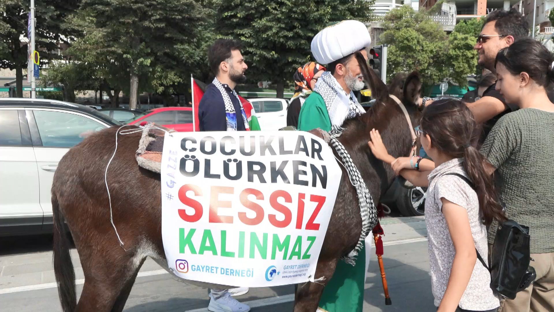 Gazze İçin İstanbul Boğazı Protestosu