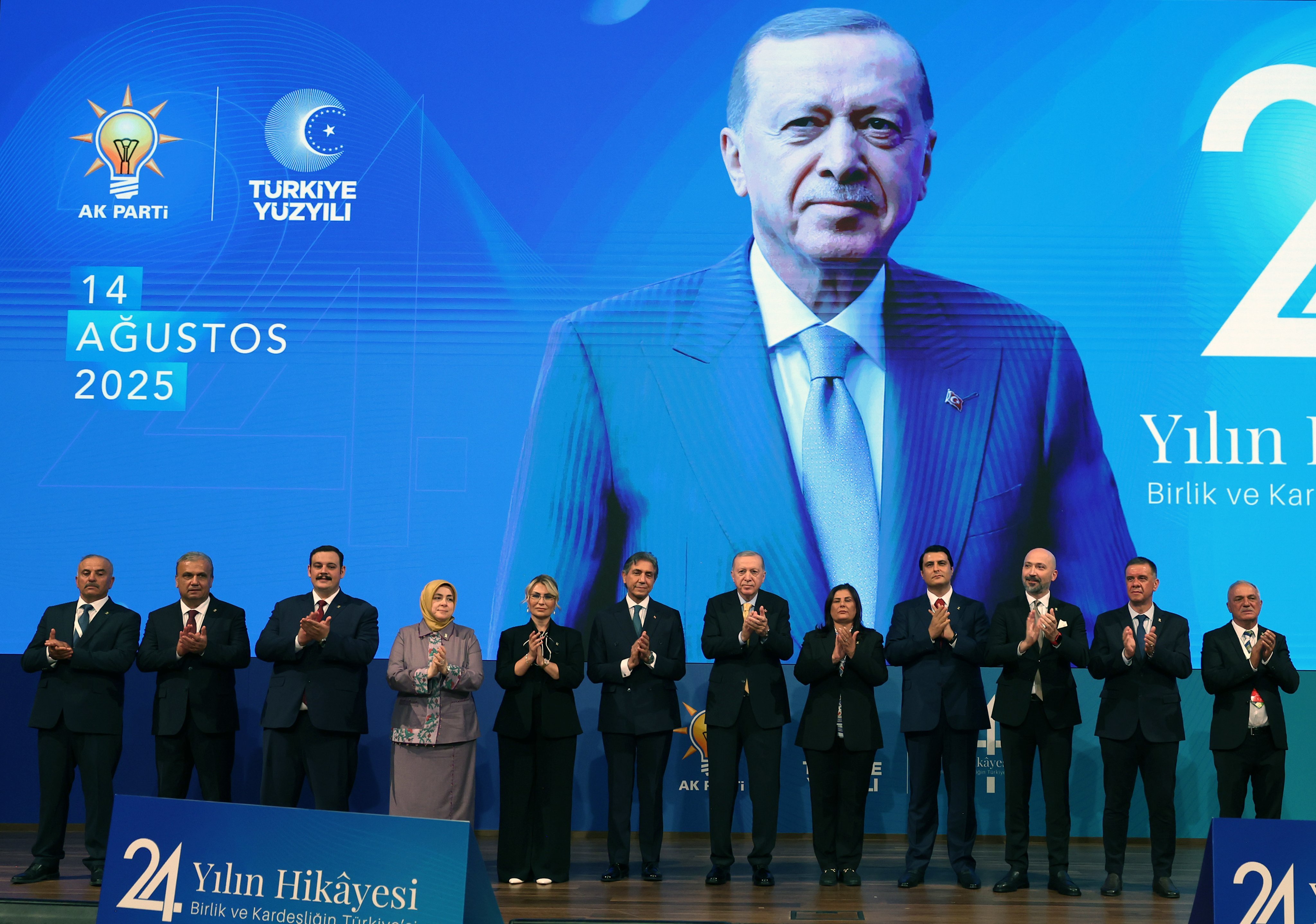 Cumhurbaşkanı Erdoğan AK Parti kuruluş yıl dönümünde konuşuyor