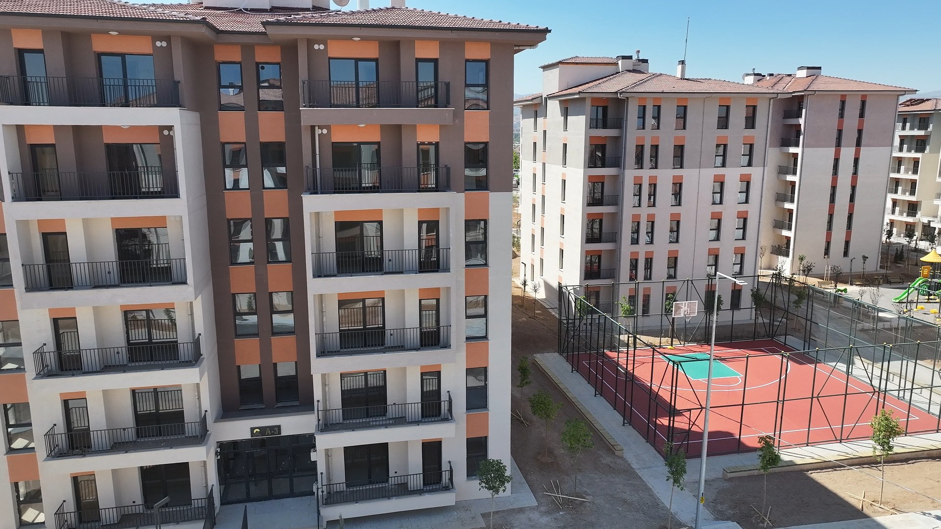 Malatya deprem konutları inşaat çalışmaları