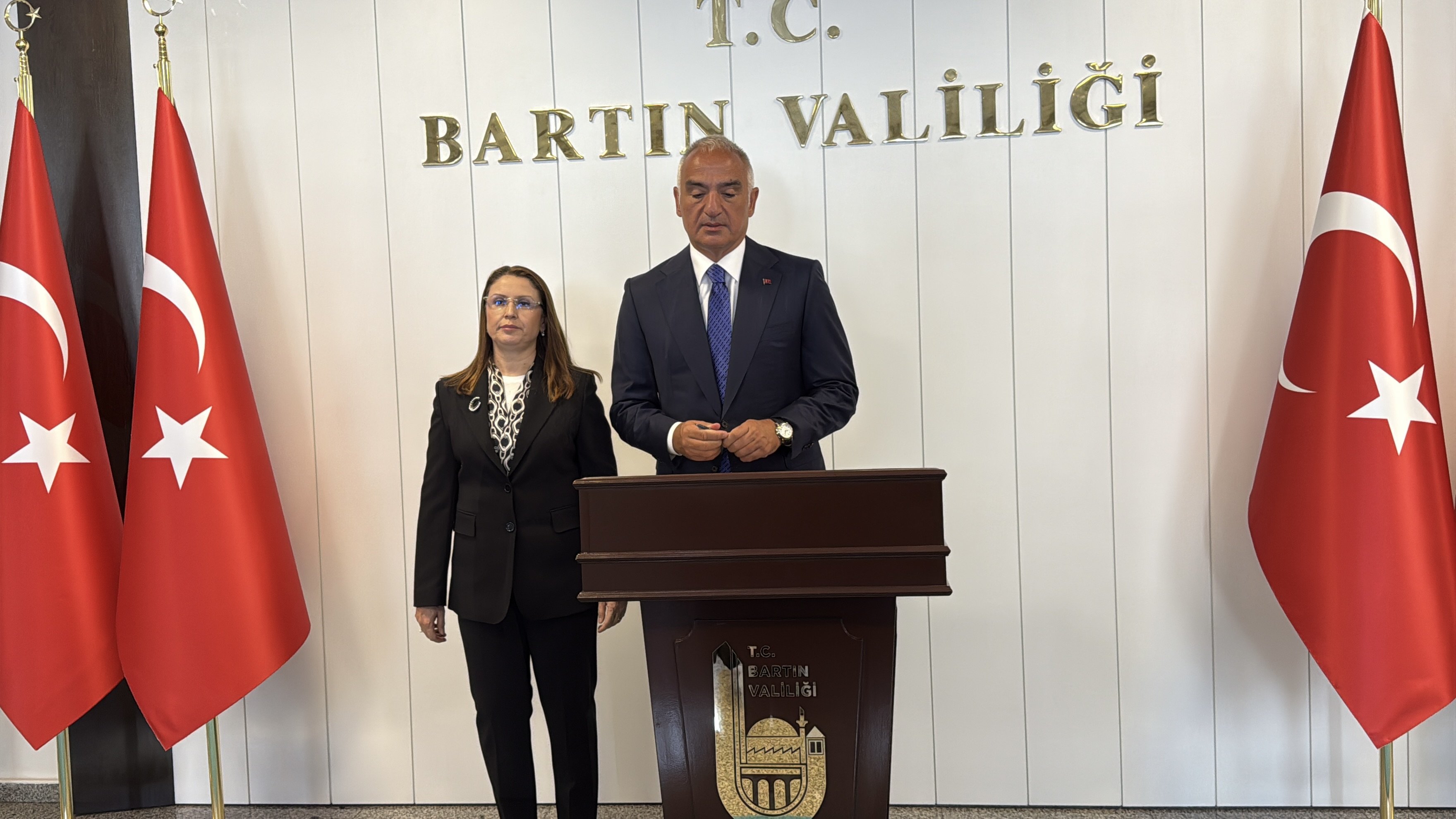 Kültür ve Turizm Bakanı Mehmet Nuri Ersoy Bartın Valiliği