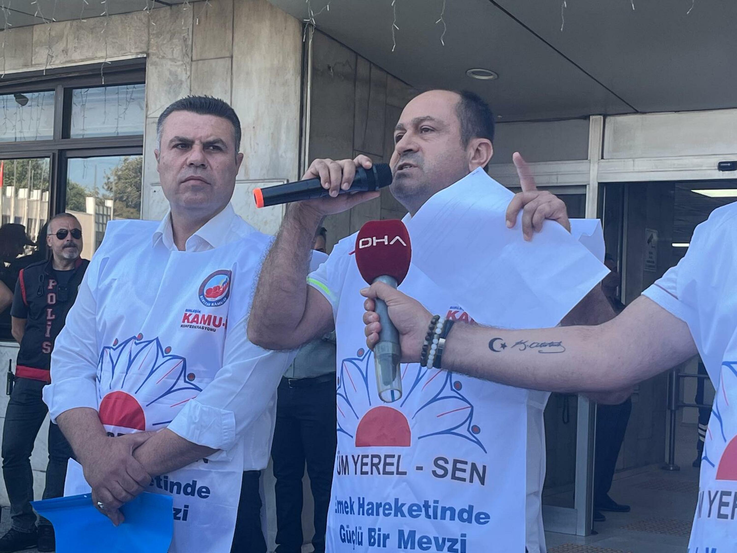 Konak Belediyesi iş bırakma eylemi