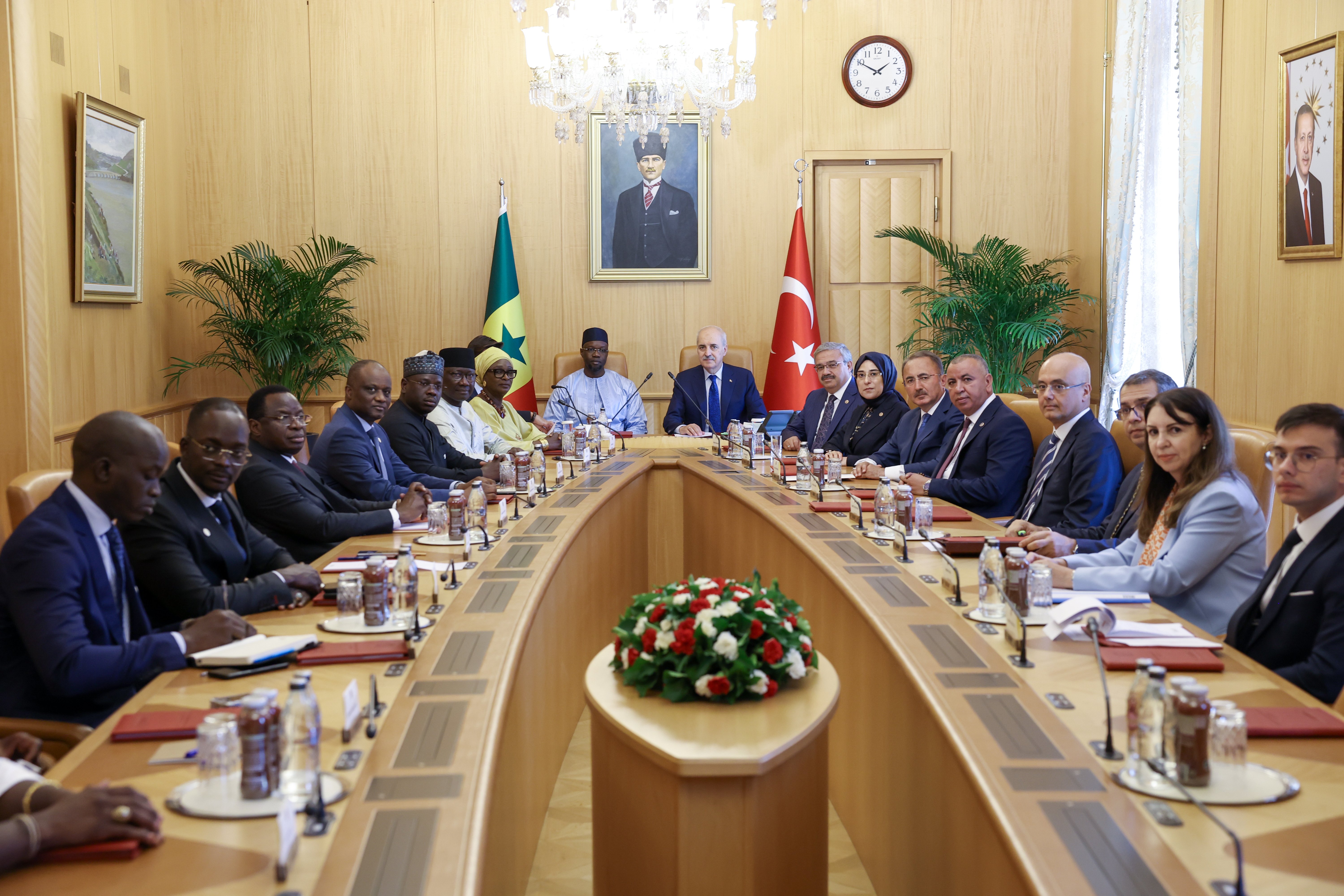 TBMM Başkanı Kurtulmuş heyetler arası toplantıda