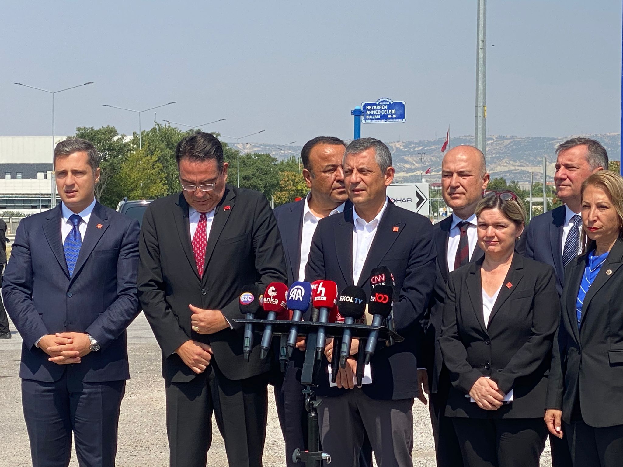 Özgür Özel TUSAŞ gezisi