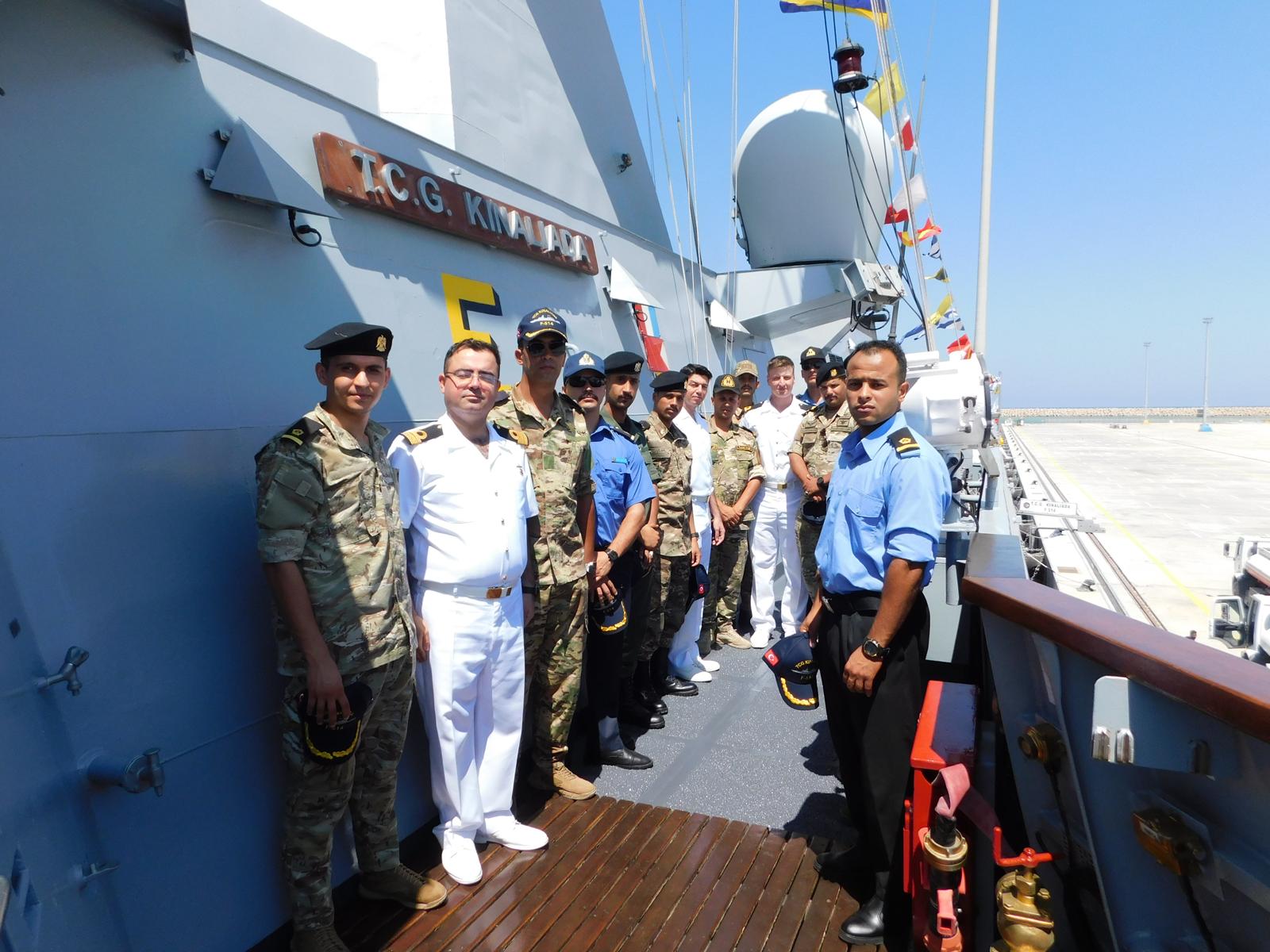 TCG Kınalıada Libya Uğurlama Töreni