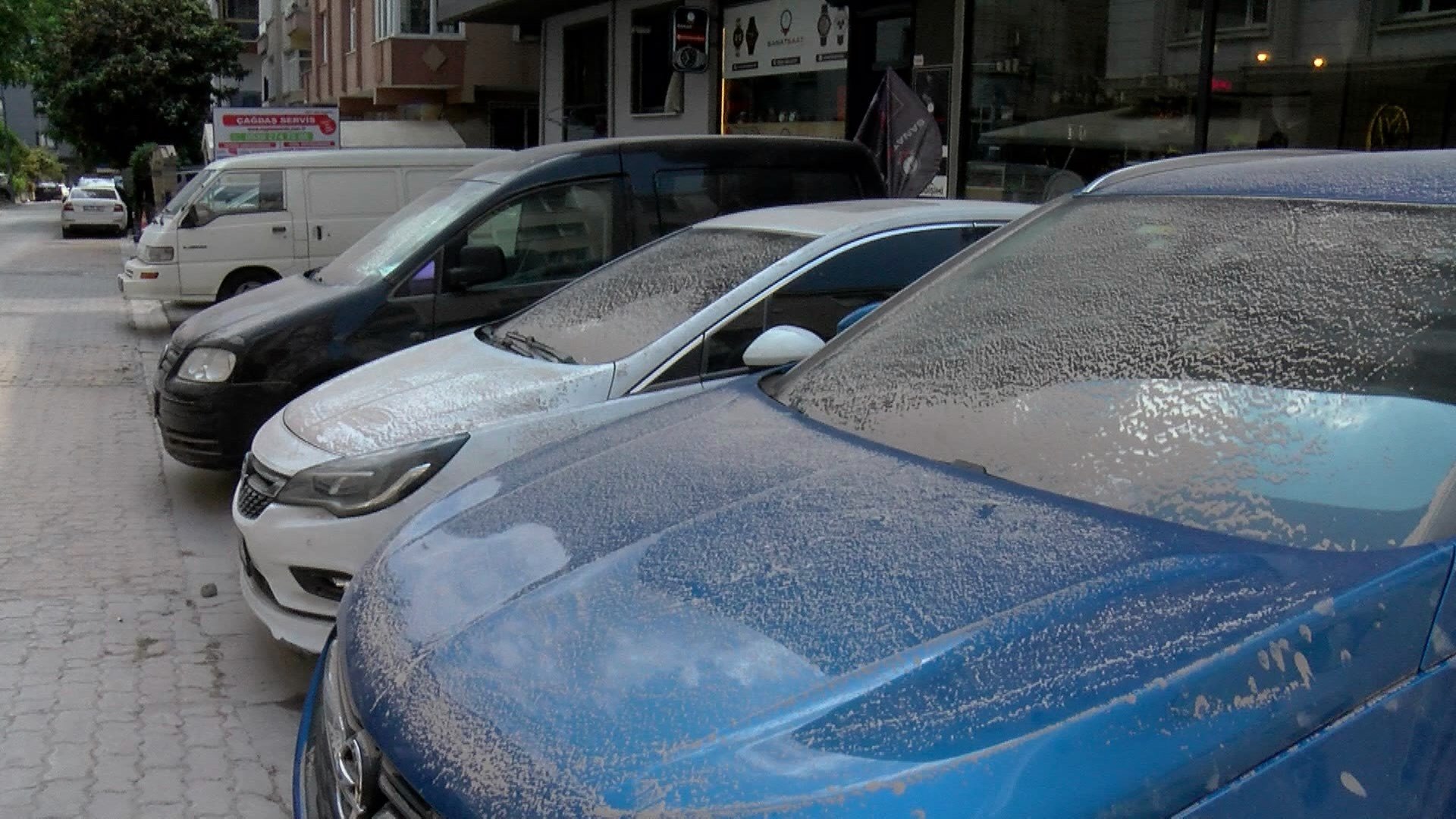 Küçükçekmece bina çökme anı