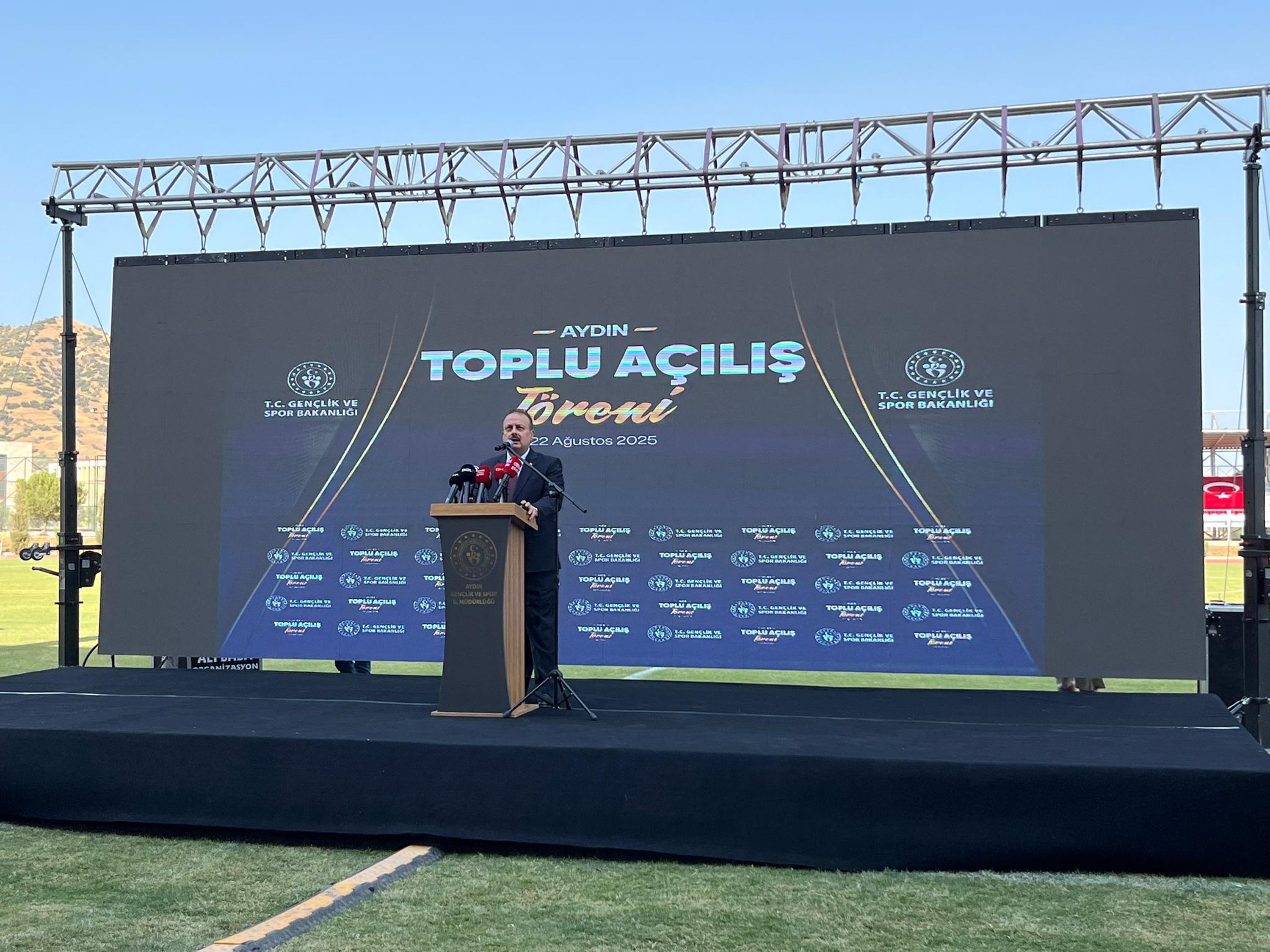 Aydın spor tesisleri açılışı