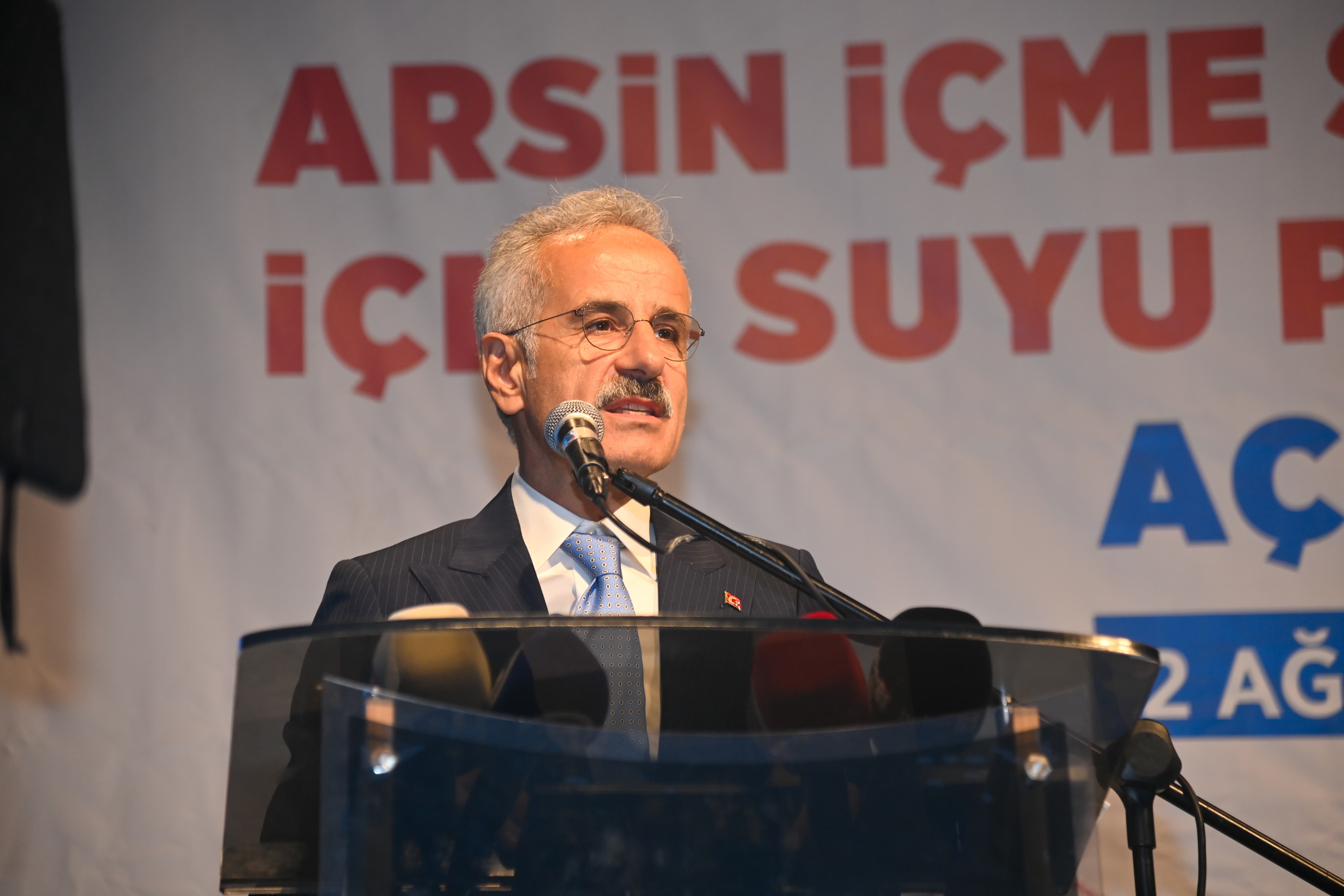 Bakan Uraloğlu Arsin Su Tesisi Açılışı