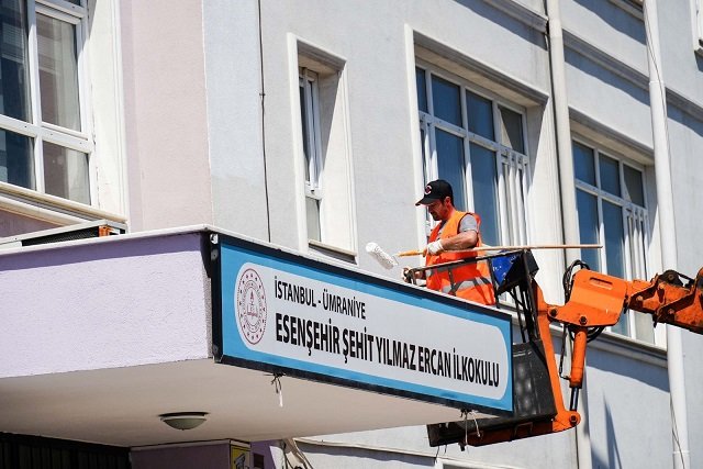 Ümraniye okul onarım çalışmaları