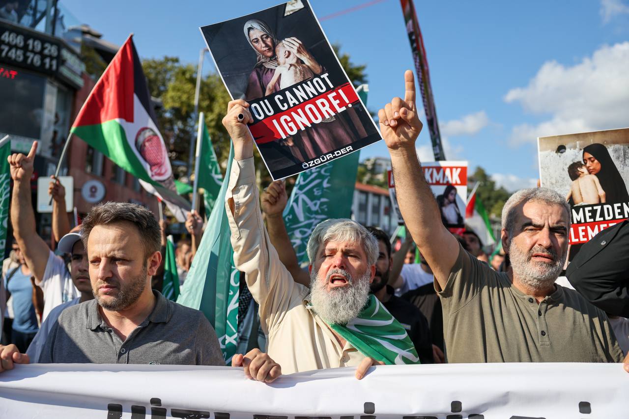 Gazze protestosu İstanbul