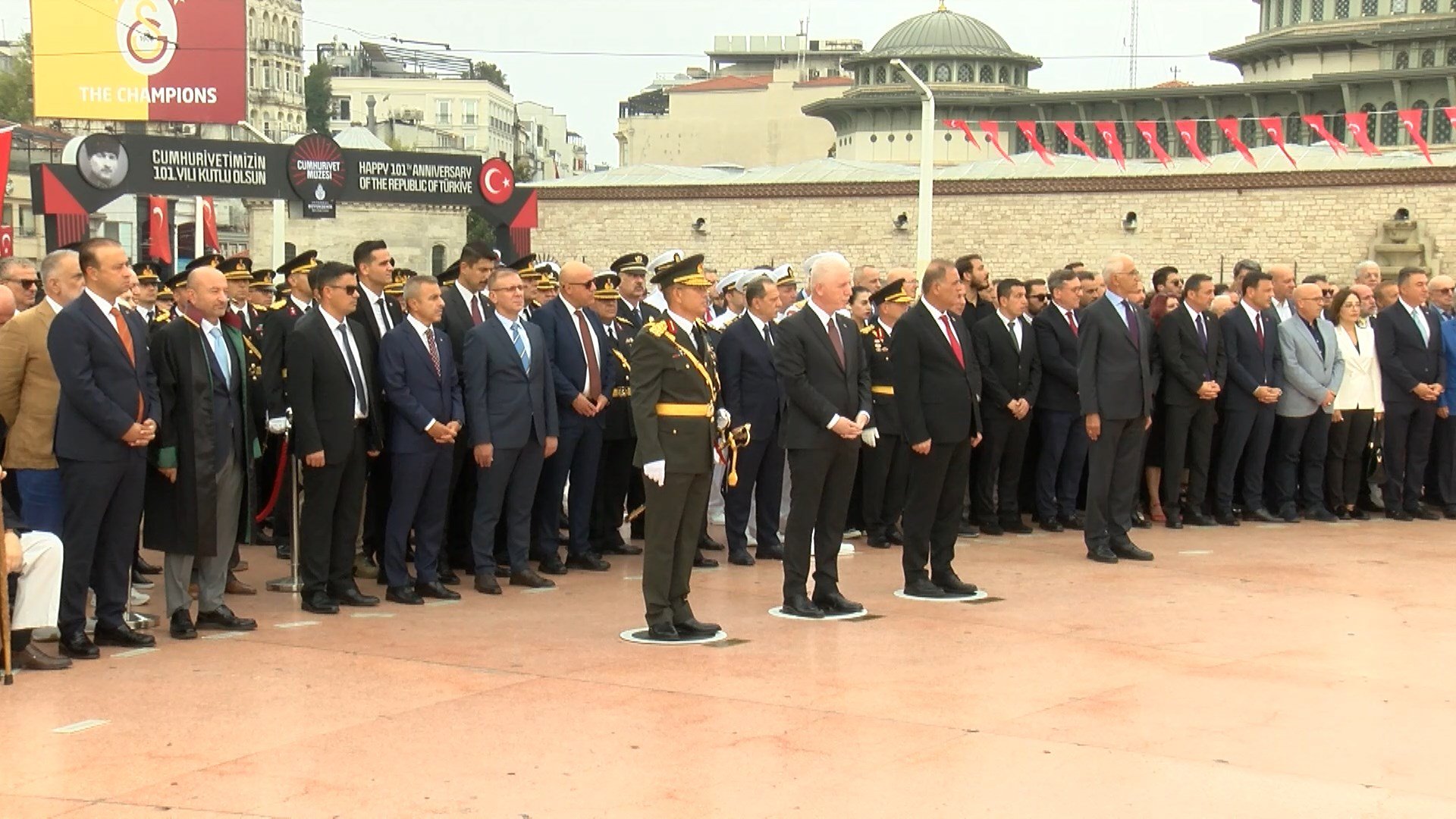 Taksim 30 Ağustos Zafer Bayramı Töreni