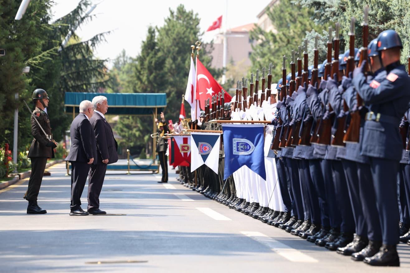 Milli Savunma Bakanı Yaşar Güler ve Japonya Savunma Bakanı Gen Nakatani