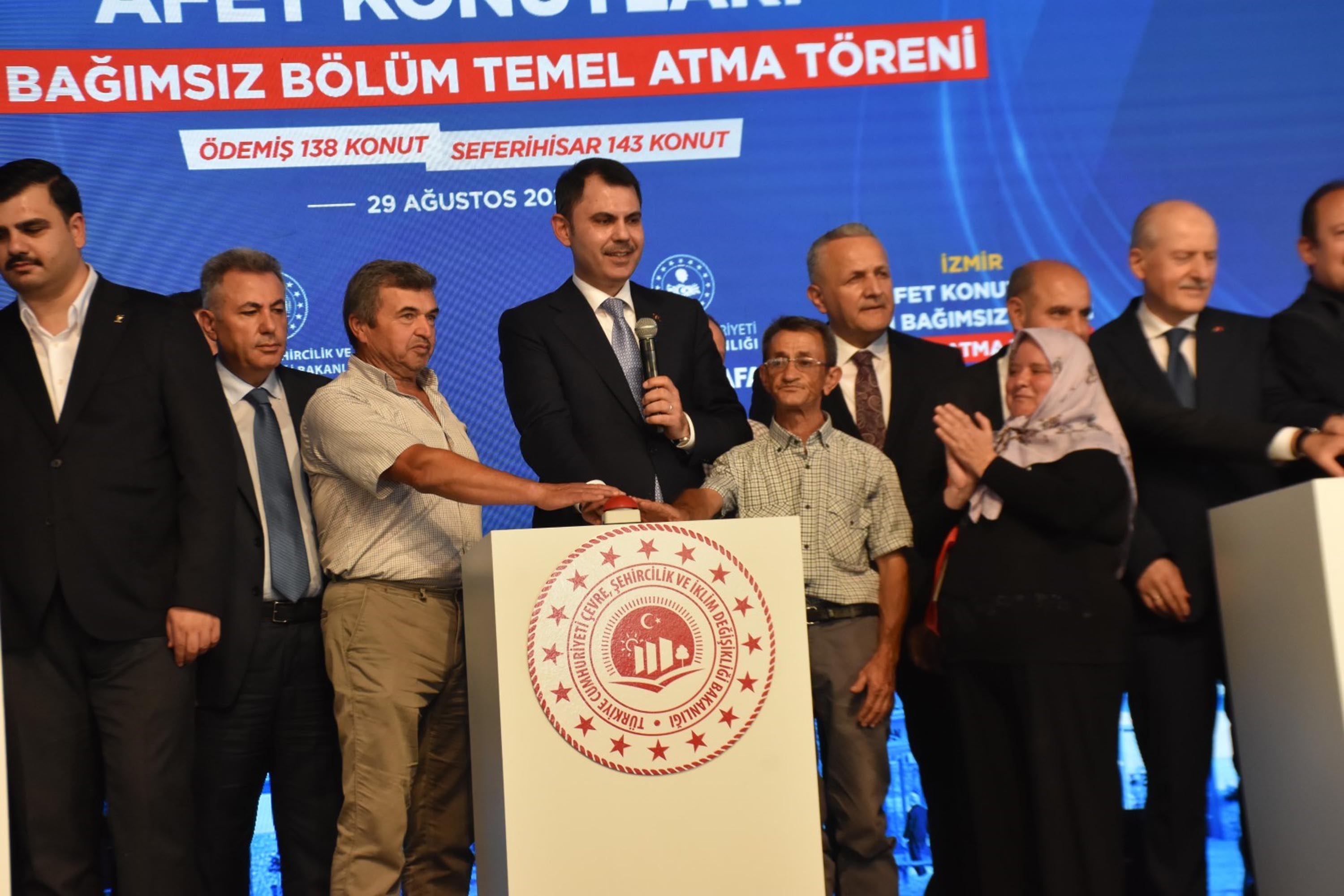 Afet Konutları Temel Atma Töreni