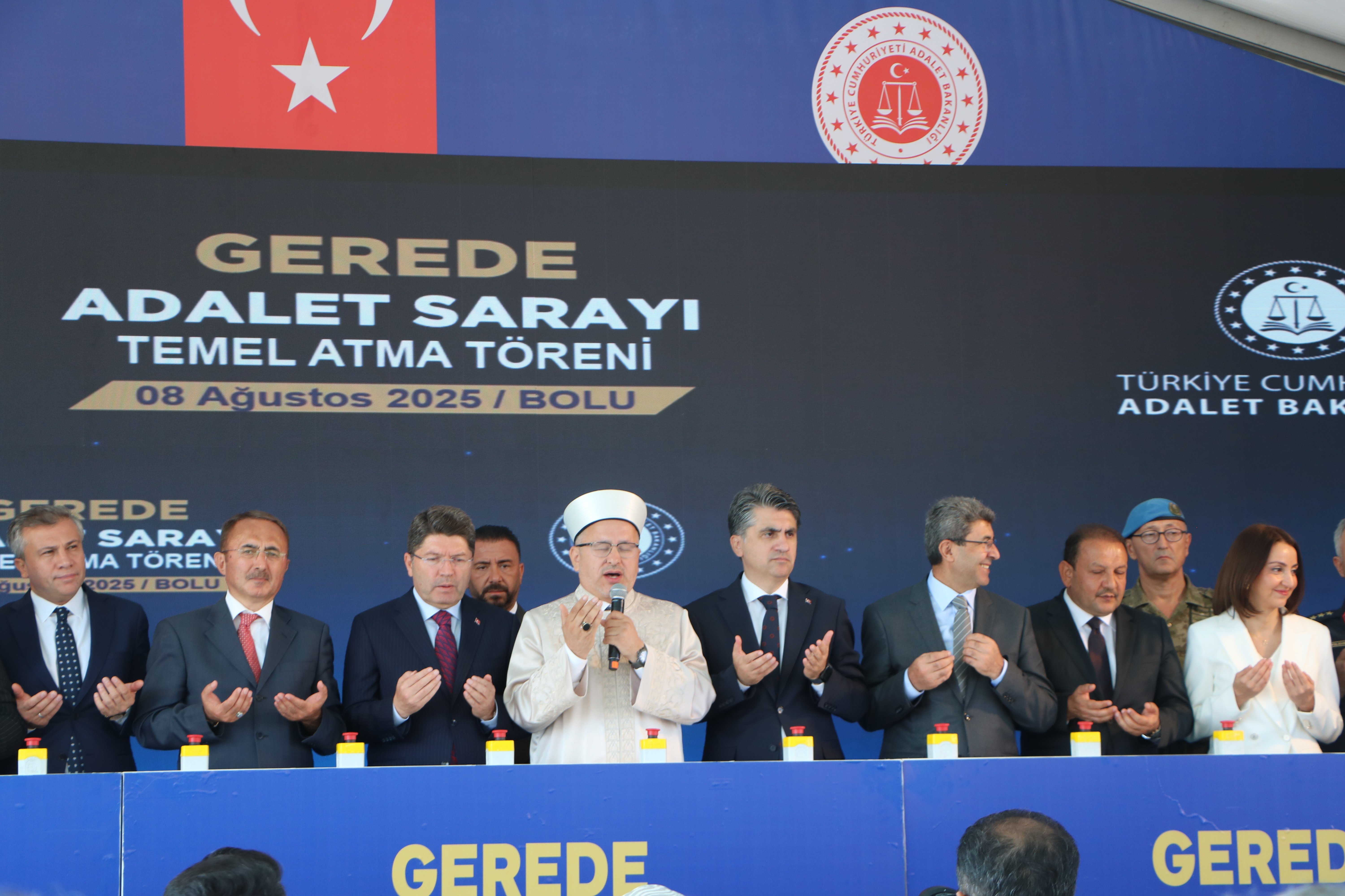 Adalet Bakanı Yılmaz Tunç temel atma töreninde