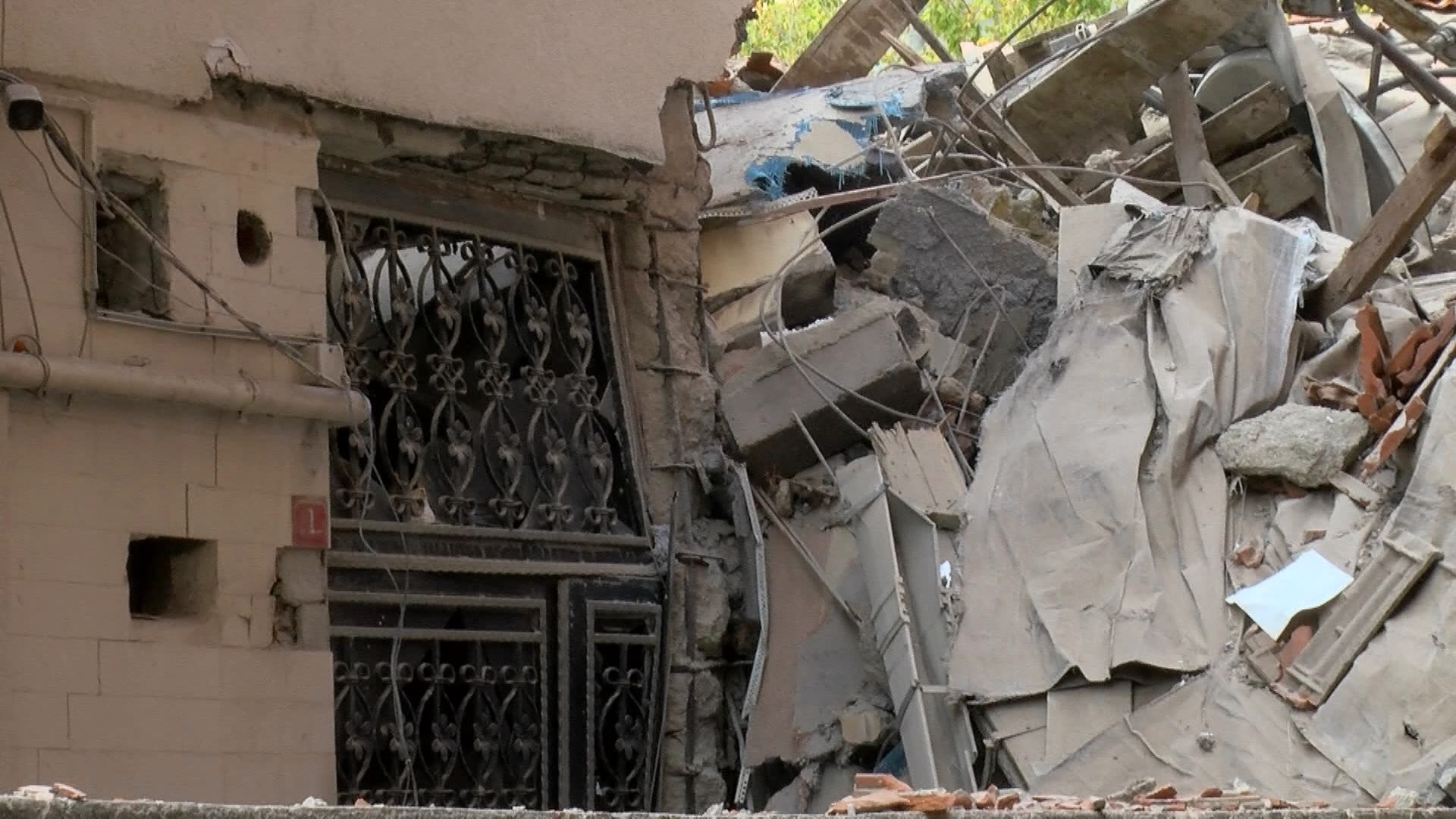 Küçükçekmece bina hasarı