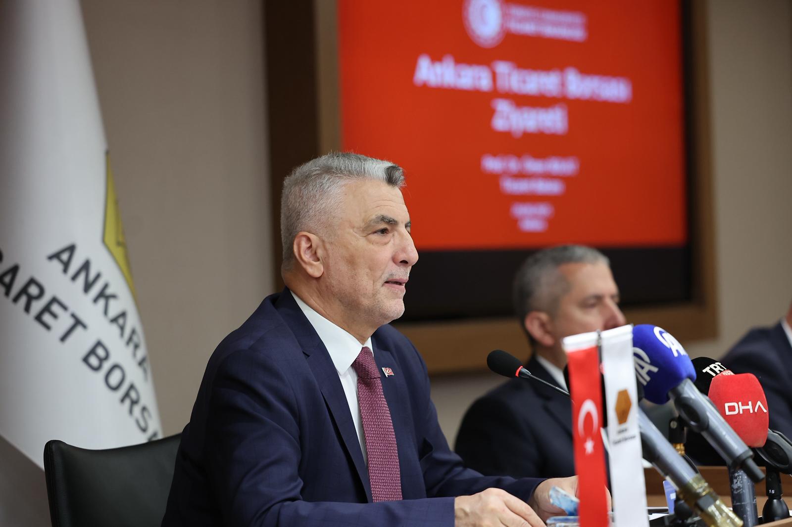 Bakan Ömer Bolat Ankara Ticaret Borsası Ziyareti