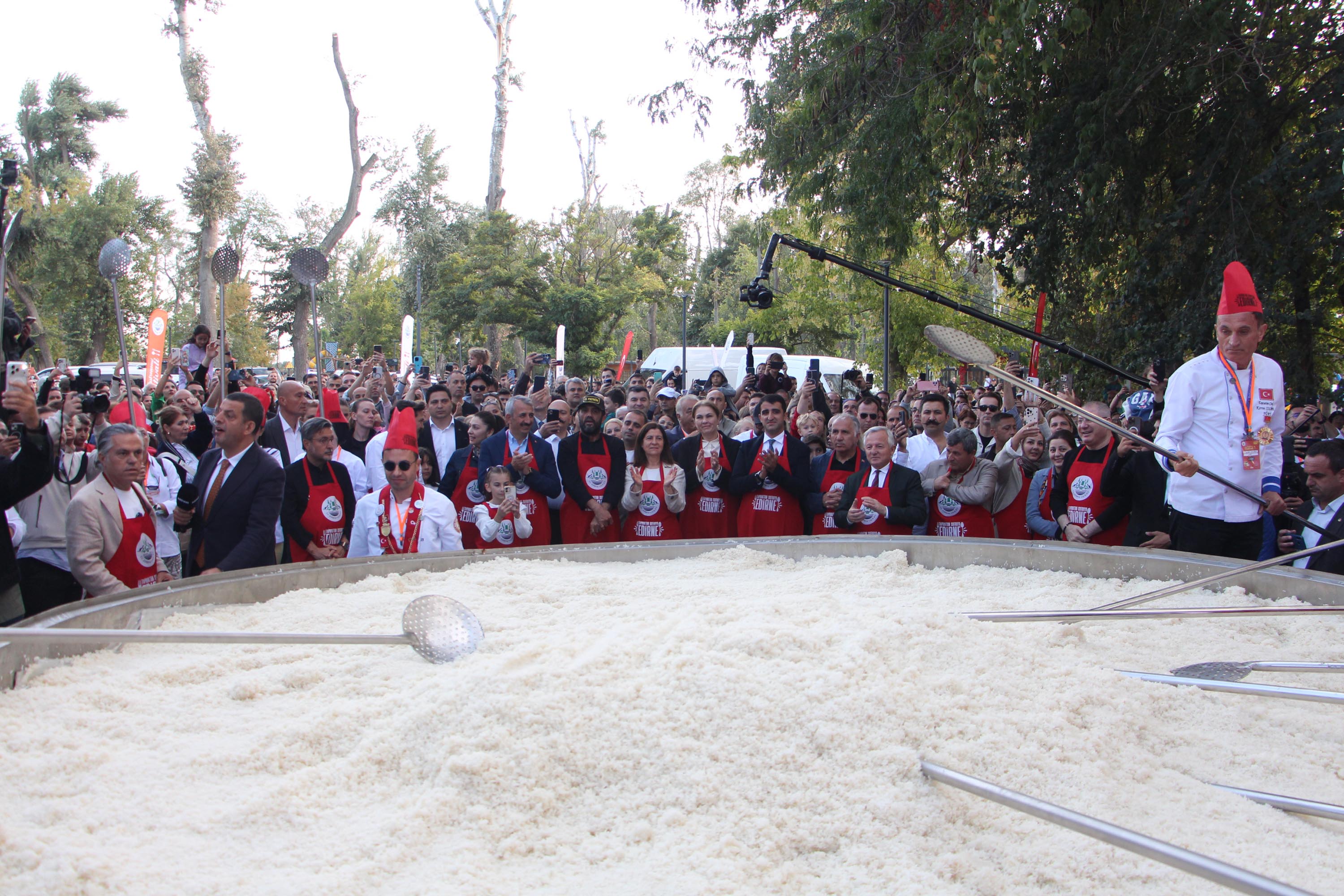 Edirne gastronomi festivali kalabalık