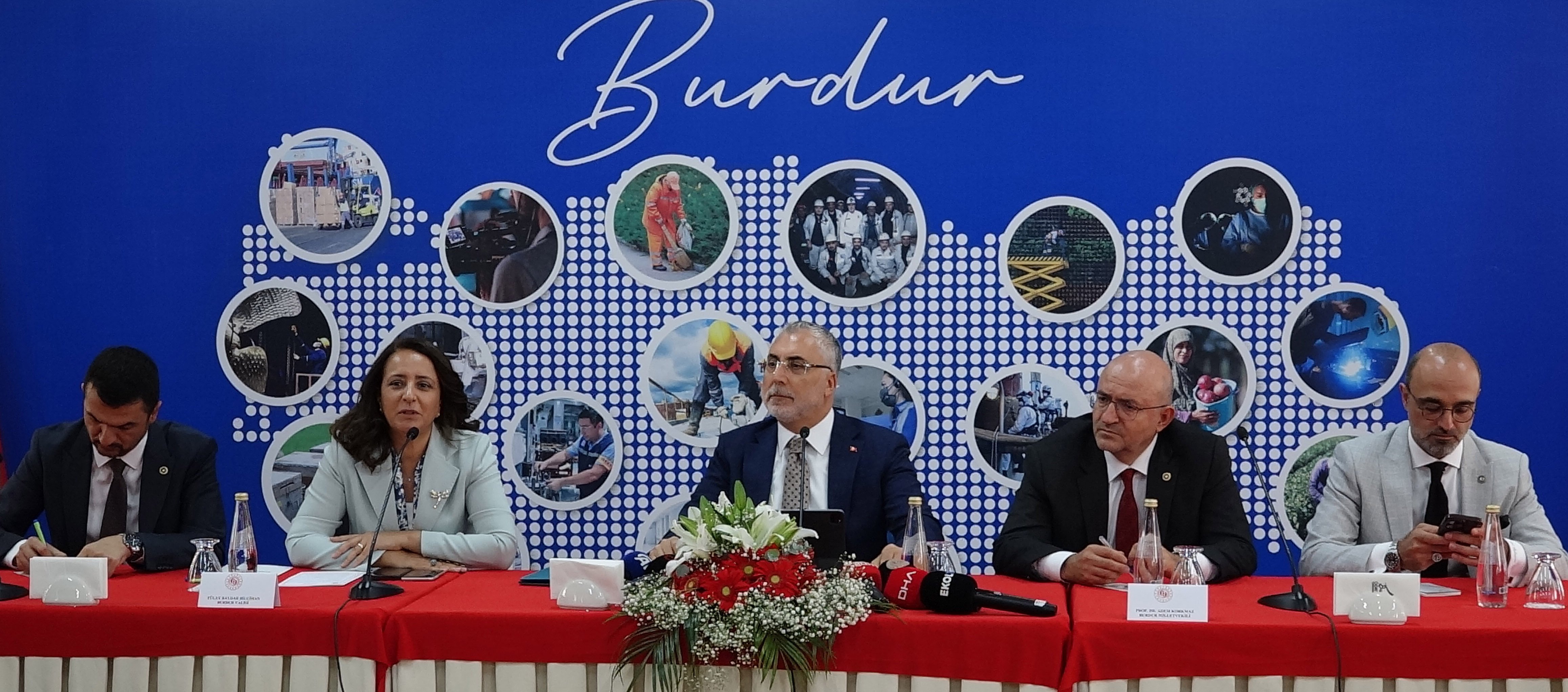 Bakan Vedat Işıkhan Burdur Valiliği ziyareti
