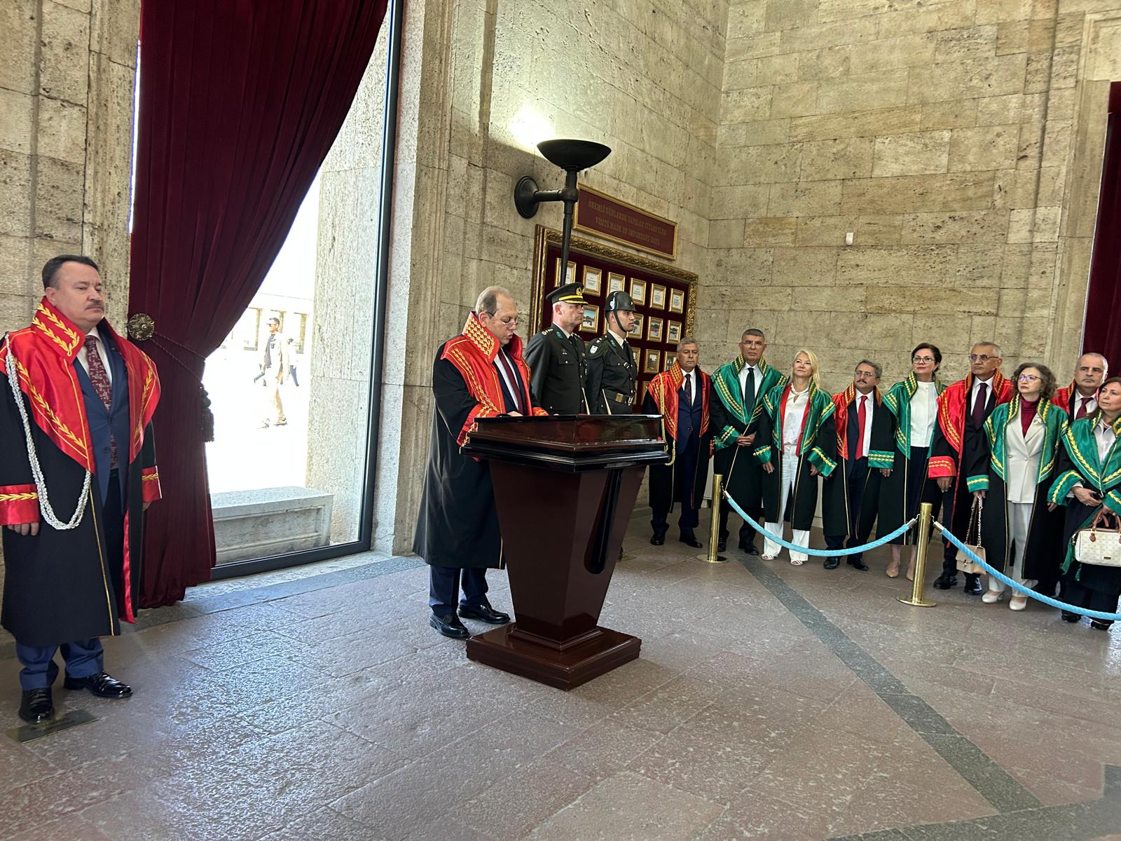 Yargıtay Başkanı Ömer Kerkez Anıtkabir ziyareti