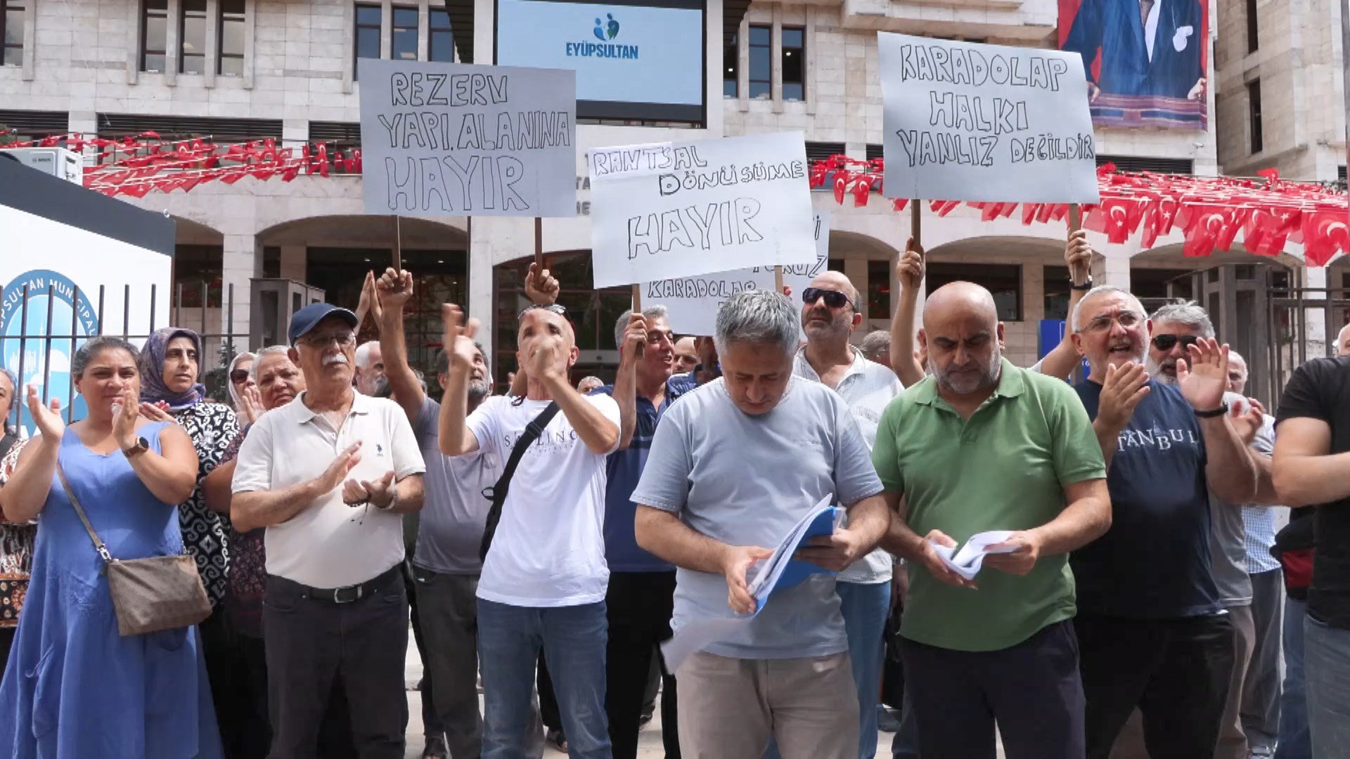 Karadolap Mahallesi imar protestosu