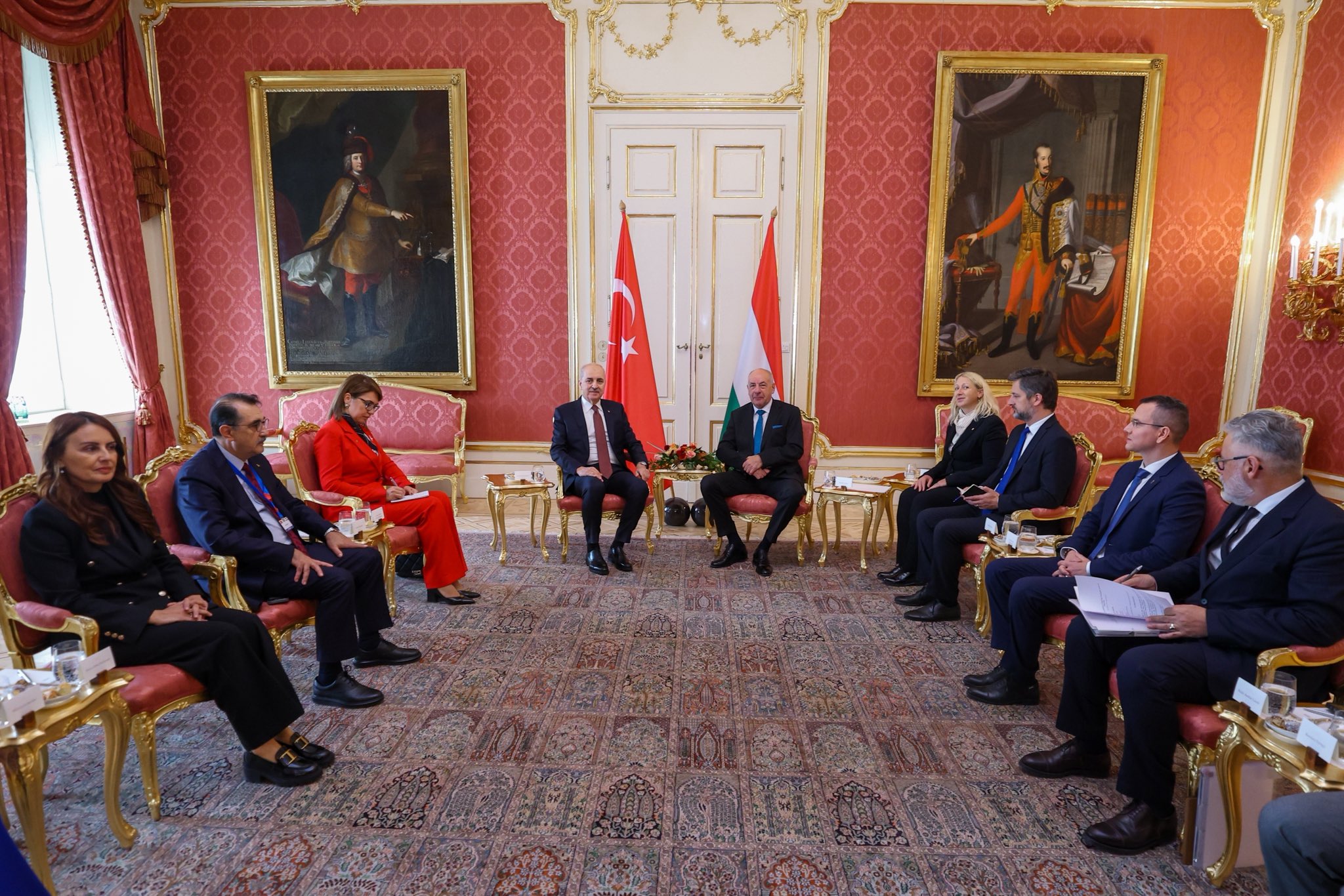 Numan Kurtulmuş Tamas Sulyok görüşmesi