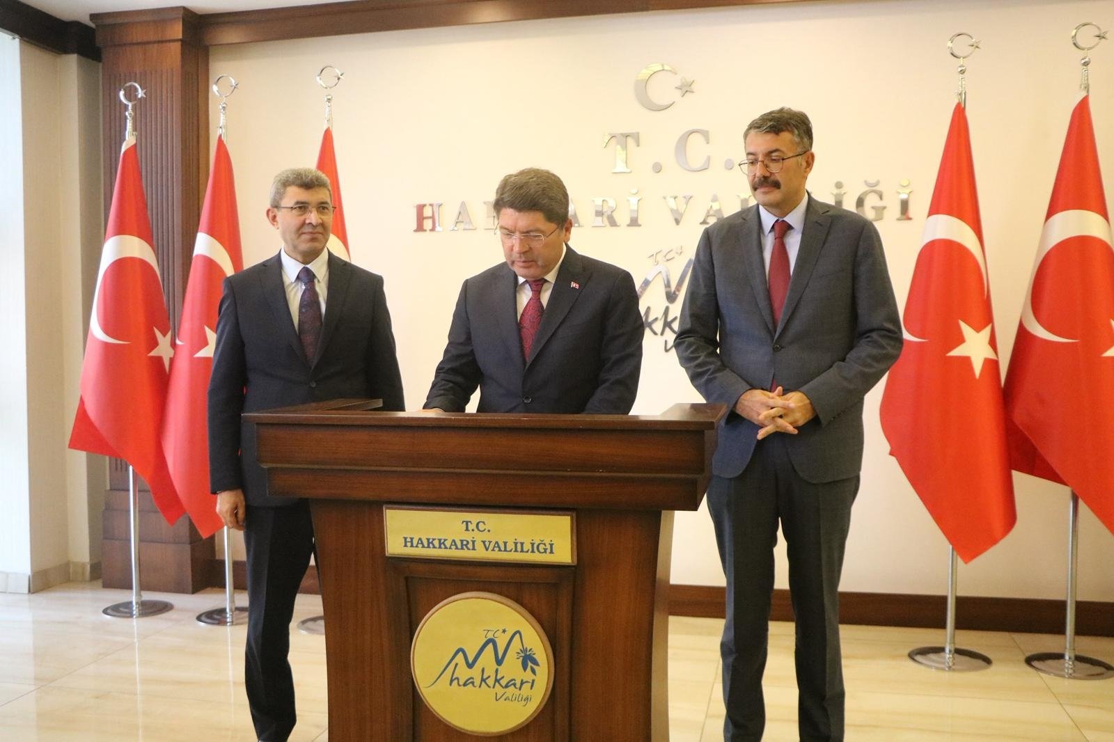 Adalet Bakanı Yılmaz Tunç Hakkari ziyareti