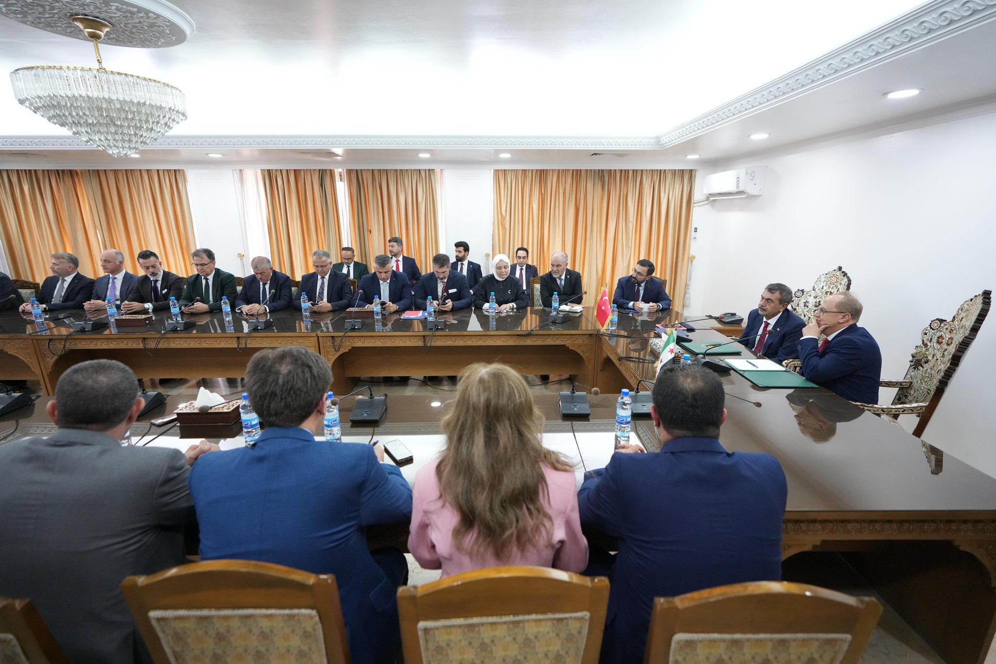 Türk ve Suriye eğitim bakanları görüşmesi