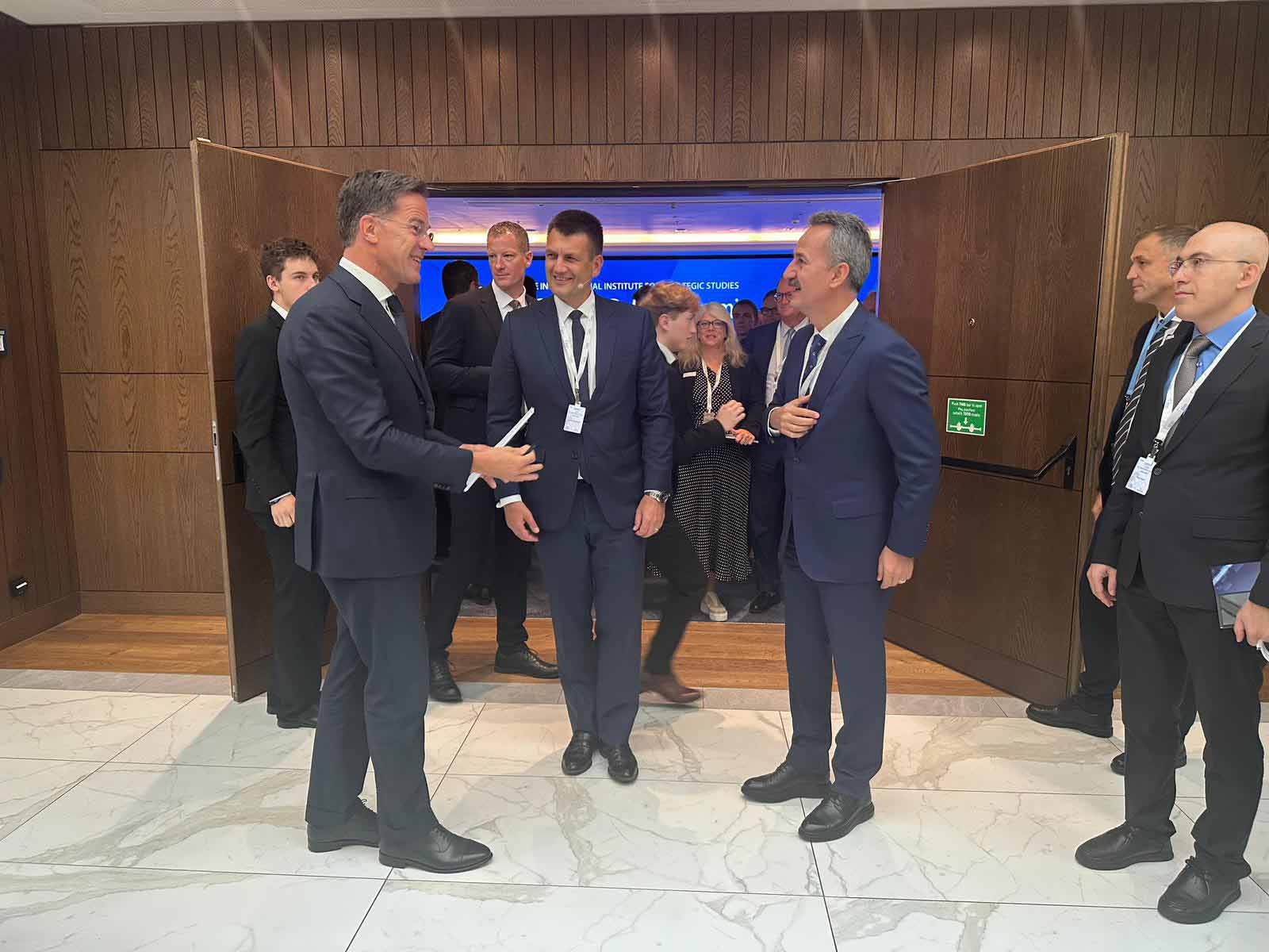 Haluk Görgün Mark Rutte görüşmesi
