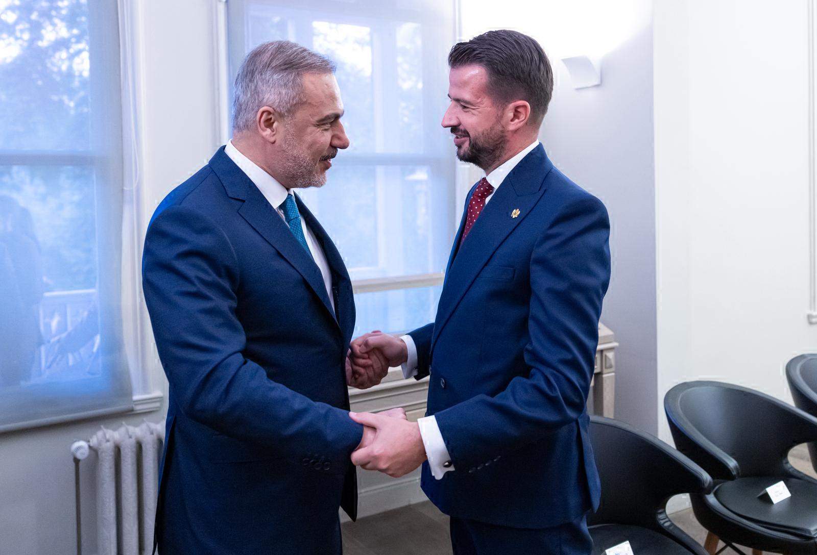 Hakan Fidan Jakov Milatovic görüşmesi