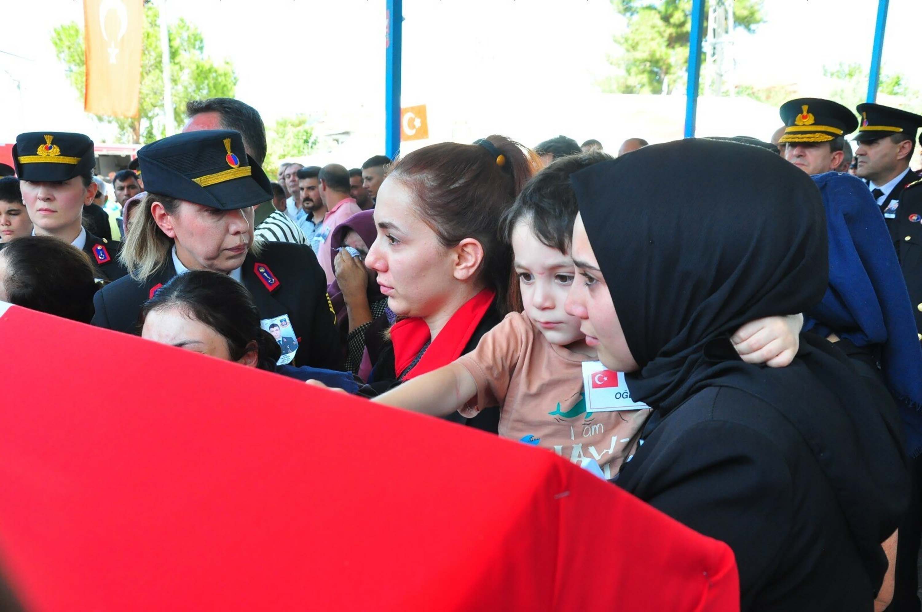 Kaza sonrası jandarma ekipleri